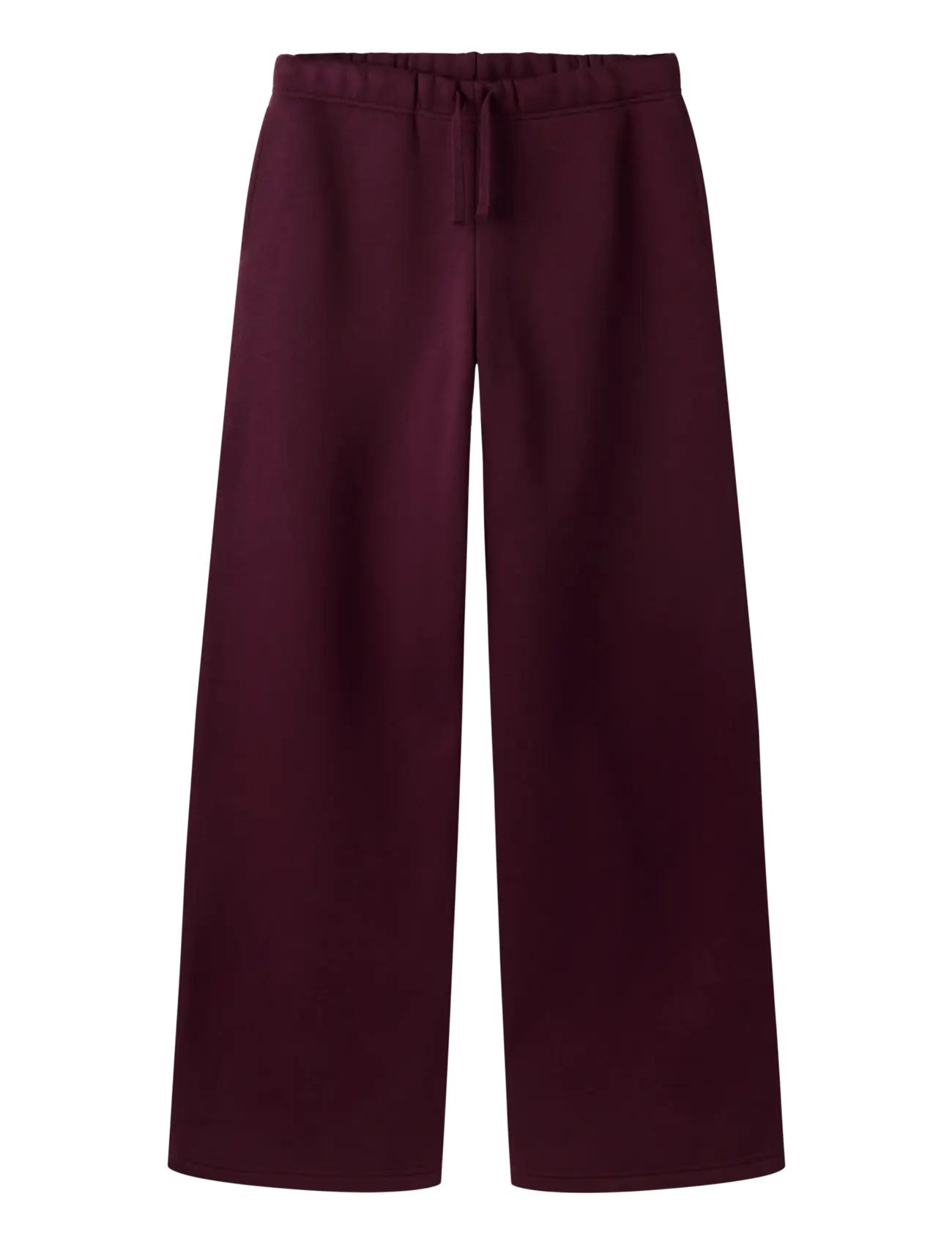 LMTD NLFRENAR LW BRU WIDE SWEAT PANT - Clothing - FIG / burgundy