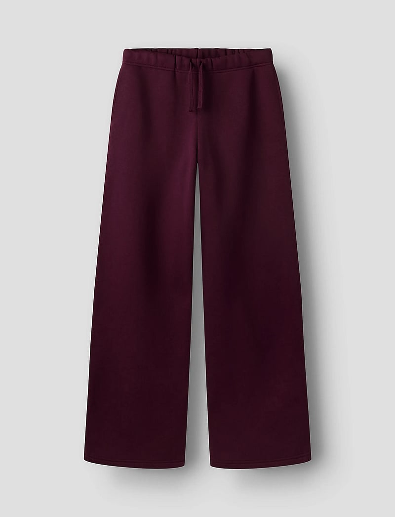LMTD - NLFRENAR LW BRU WIDE SWEAT PANT - sweatpants - fig - 0