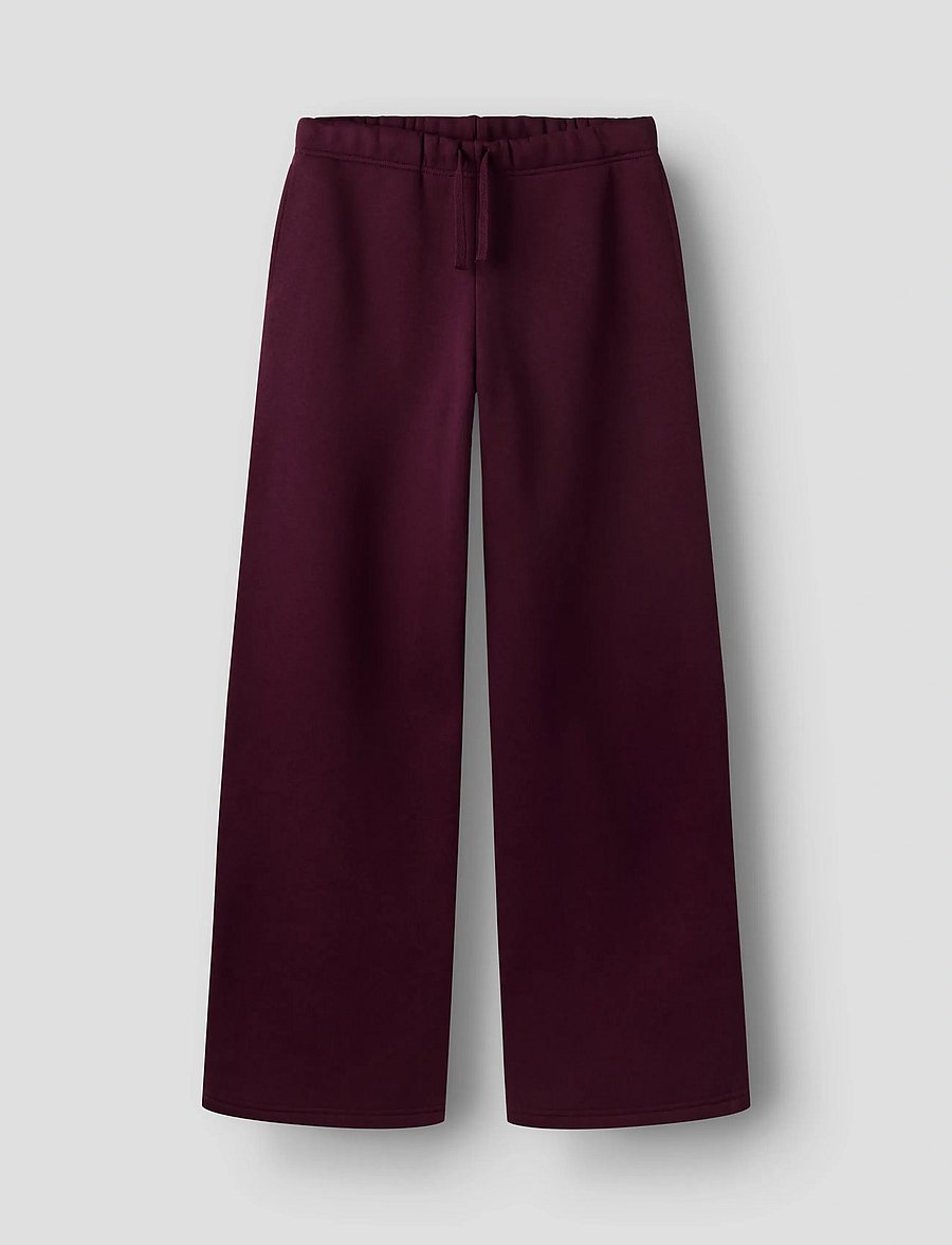 LMTD - NLFRENAR LW BRU WIDE SWEAT PANT - sweatpants - fig - 0
