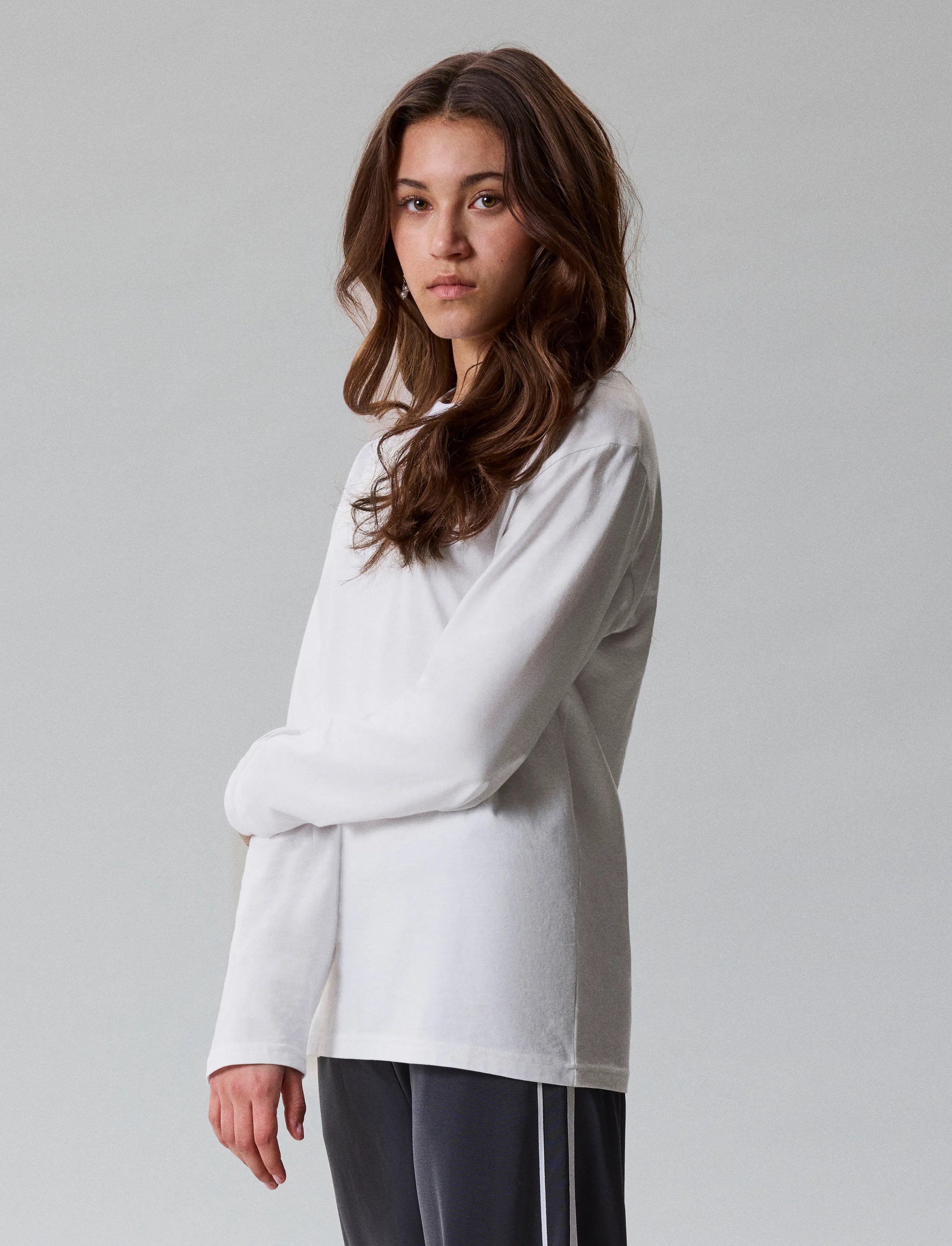 LMTD - NLNNEVOLLO LS RLX TOP NOOS - langärmelig - bright white - 2