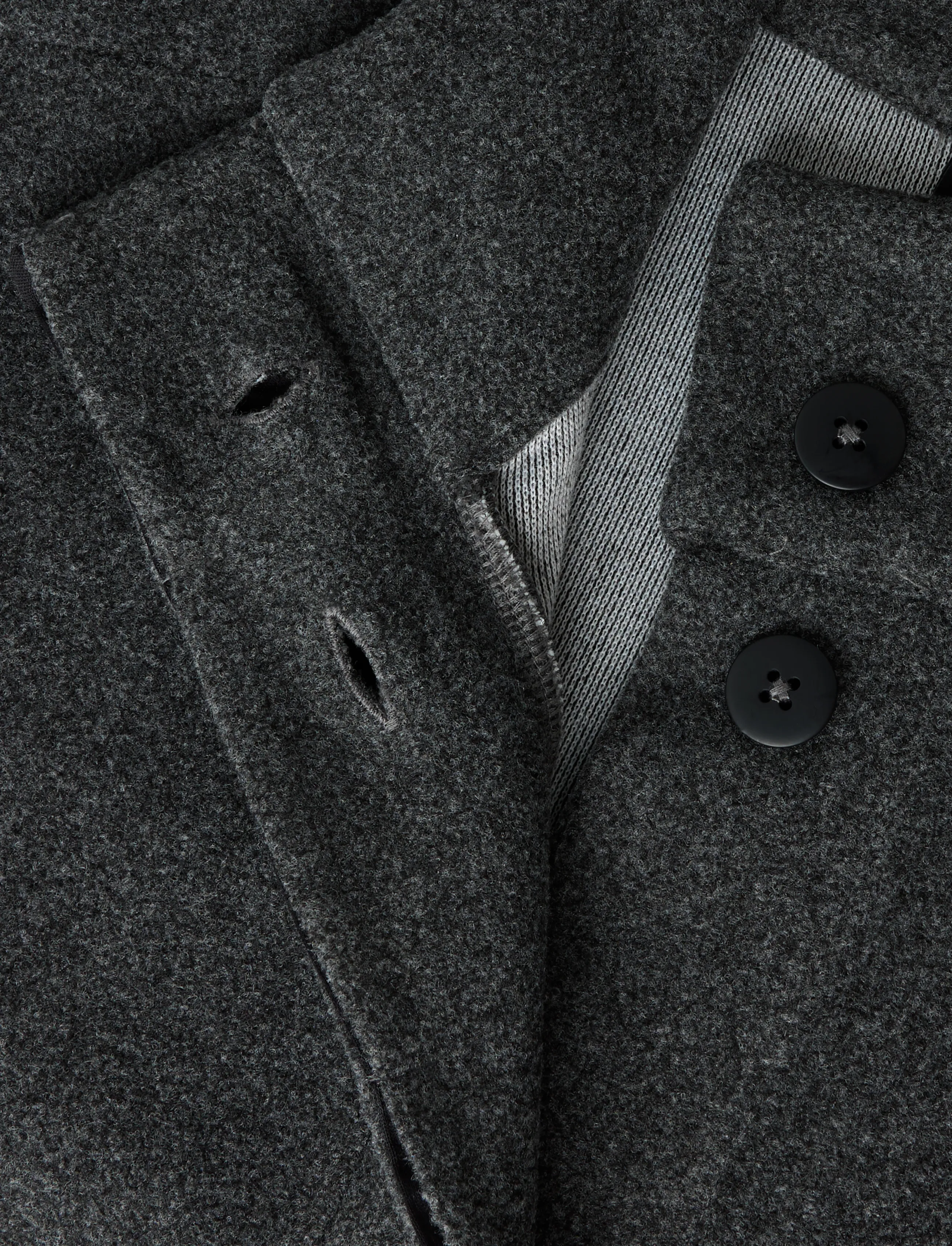 LMTD - NLFBARINA LS SHORT JACKET - puffer & padded - dark grey melange - 4