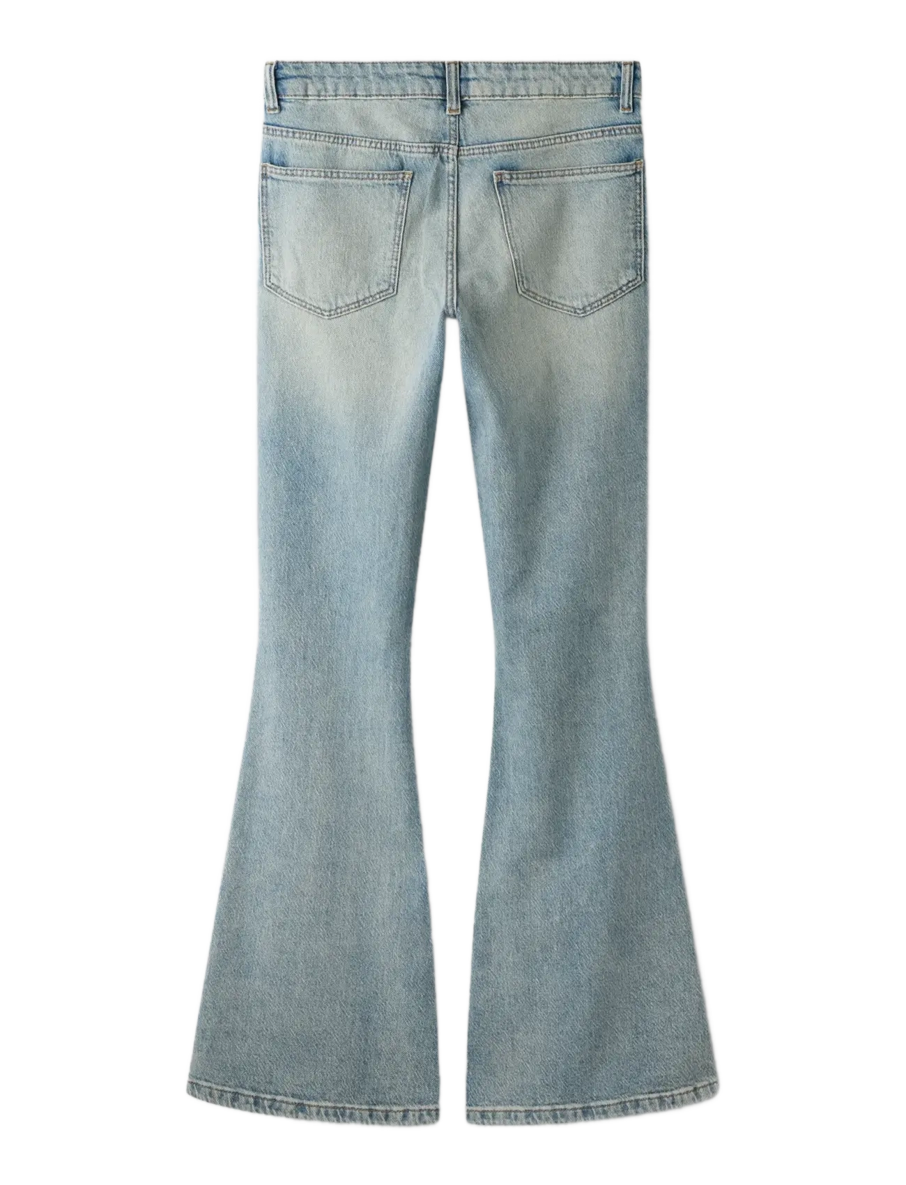 LMTD - NLFBINA USD DNM LW FLARED PANT - bootcut jeans - light blue denim - 1