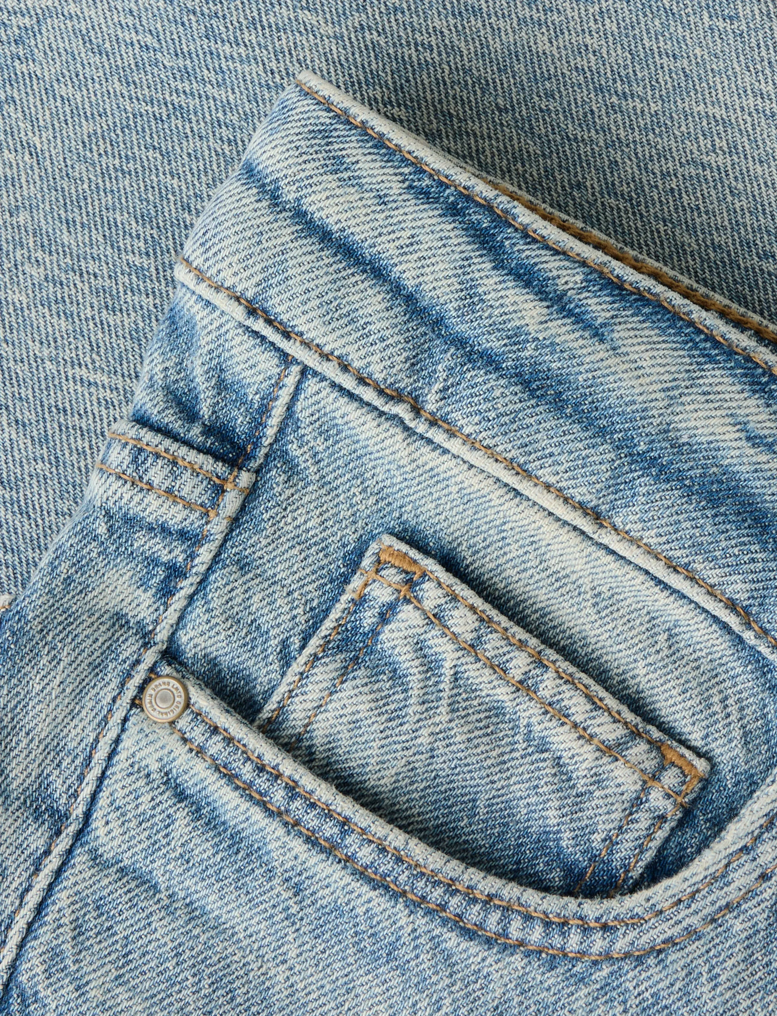LMTD - NLFBINA USD DNM LW FLARED PANT - bootcut jeans - light blue denim - 4