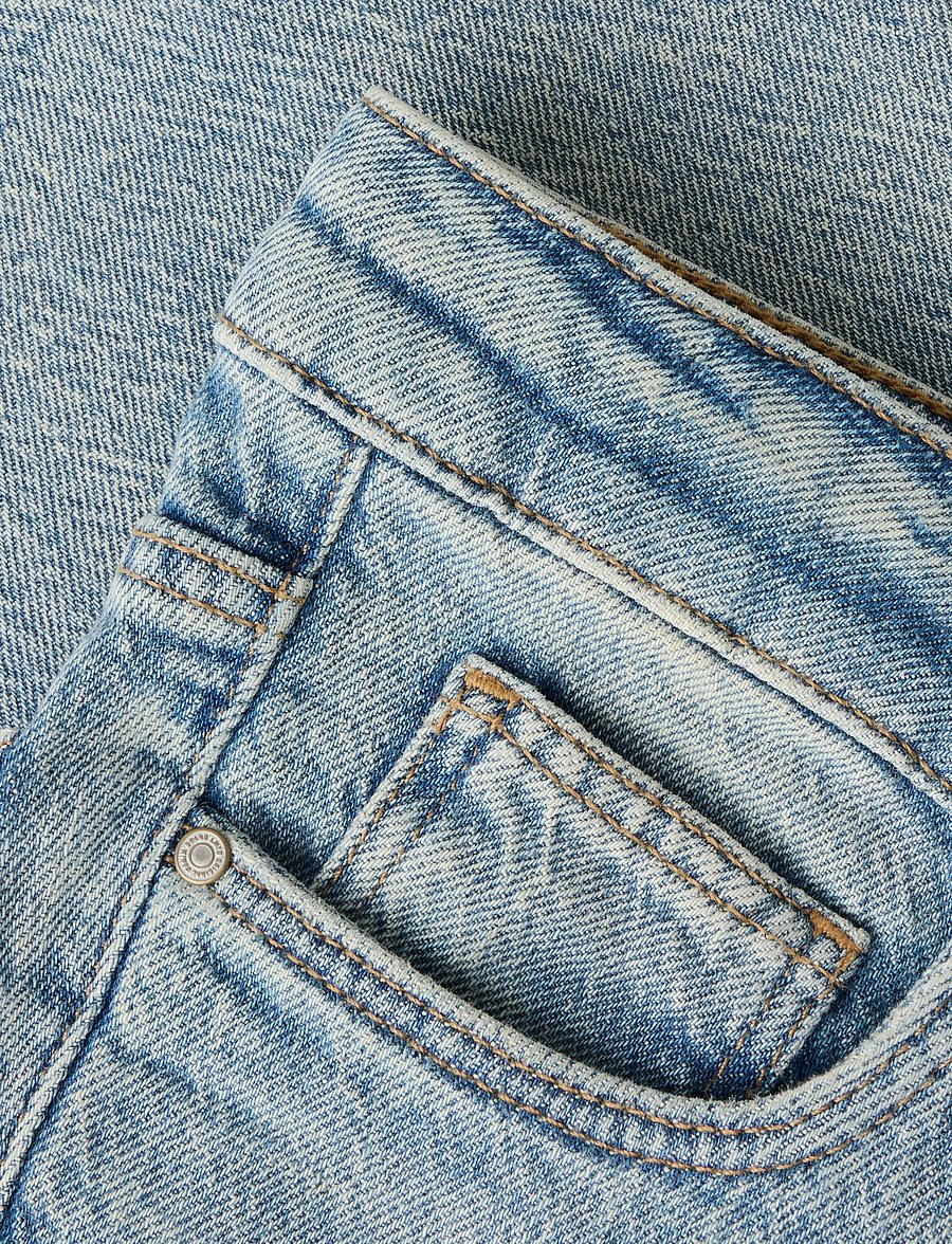 LMTD - NLFBINA USD DNM LW FLARED PANT - bootcut jeans - light blue denim - 4