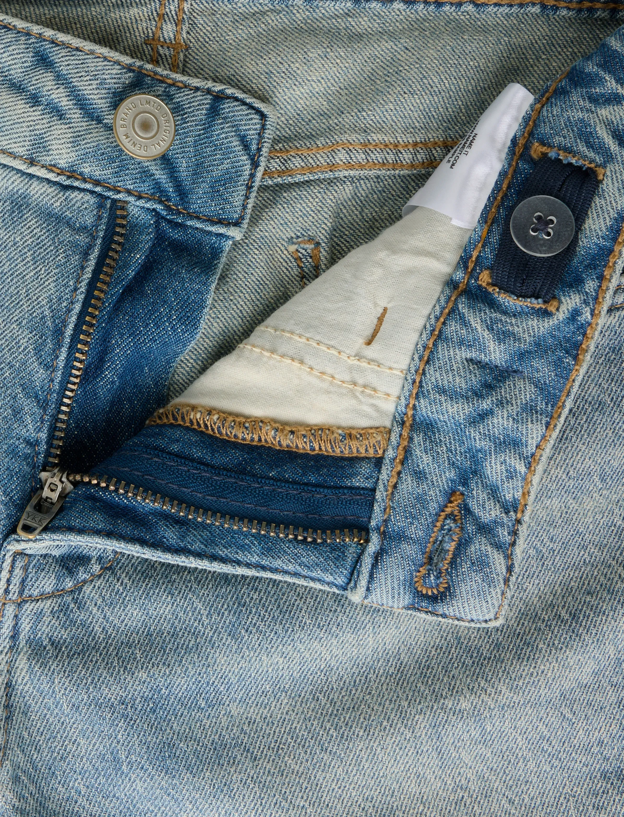 LMTD - NLFBINA USD DNM LW FLARED PANT - bootcut jeans - light blue denim - 5