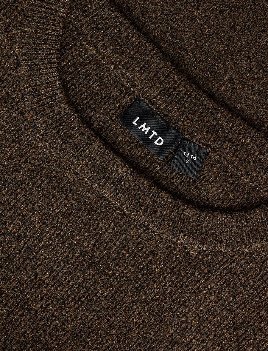 LMTD - NLFHEAVY LS SHORT FITTED KNIT - trøjer - delicioso - 5