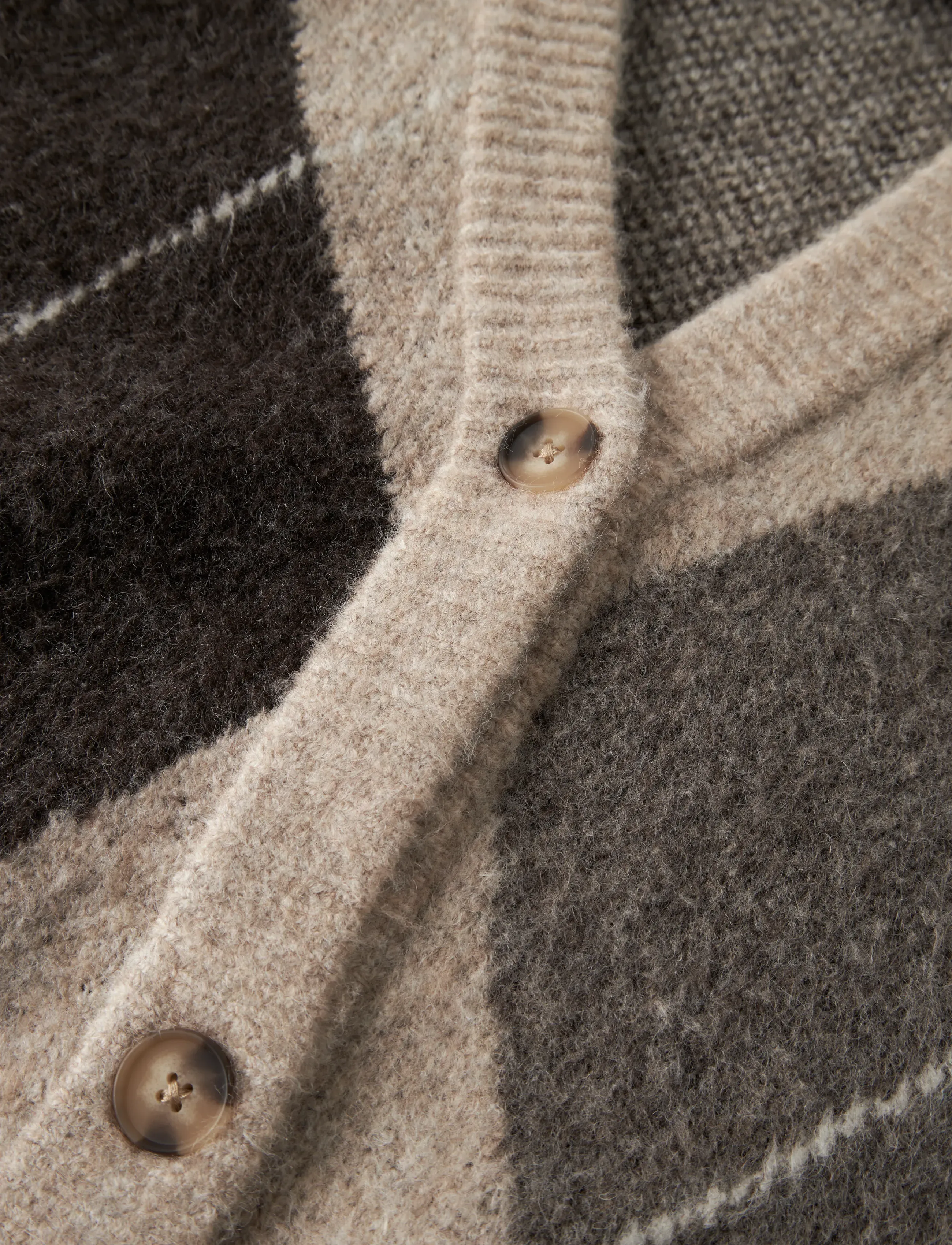 LMTD - NLFKLEAVEHARLEKIN LS SHORT KNIT CARDIGAN - cardigans - peyote - 3