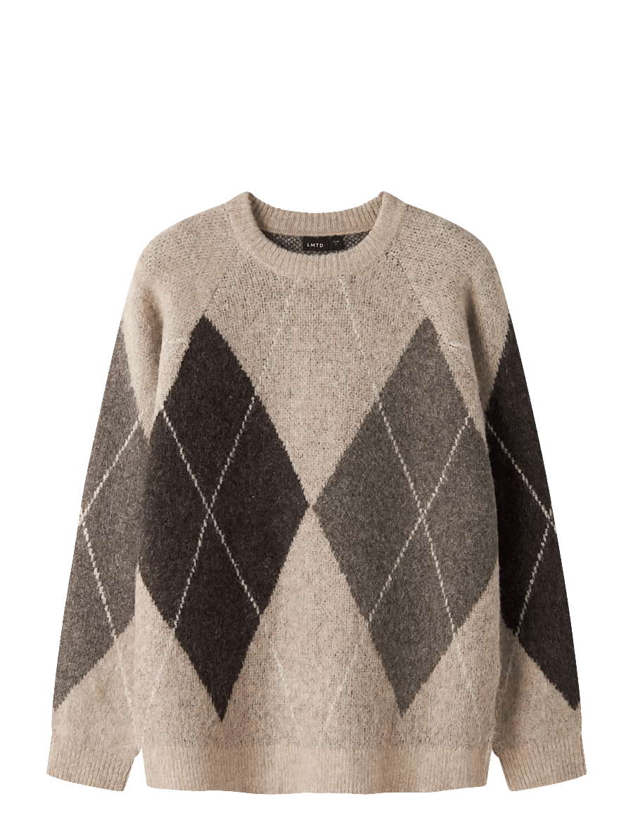 LMTD - NLFKLEAVEHARLEKIN LS SHORT KNIT - peyote - 0