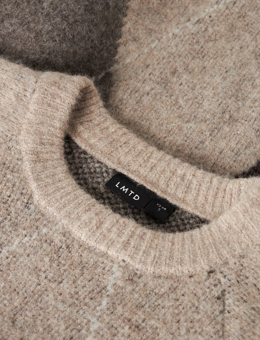 LMTD - NLFKLEAVEHARLEKIN LS SHORT KNIT - peyote - 4