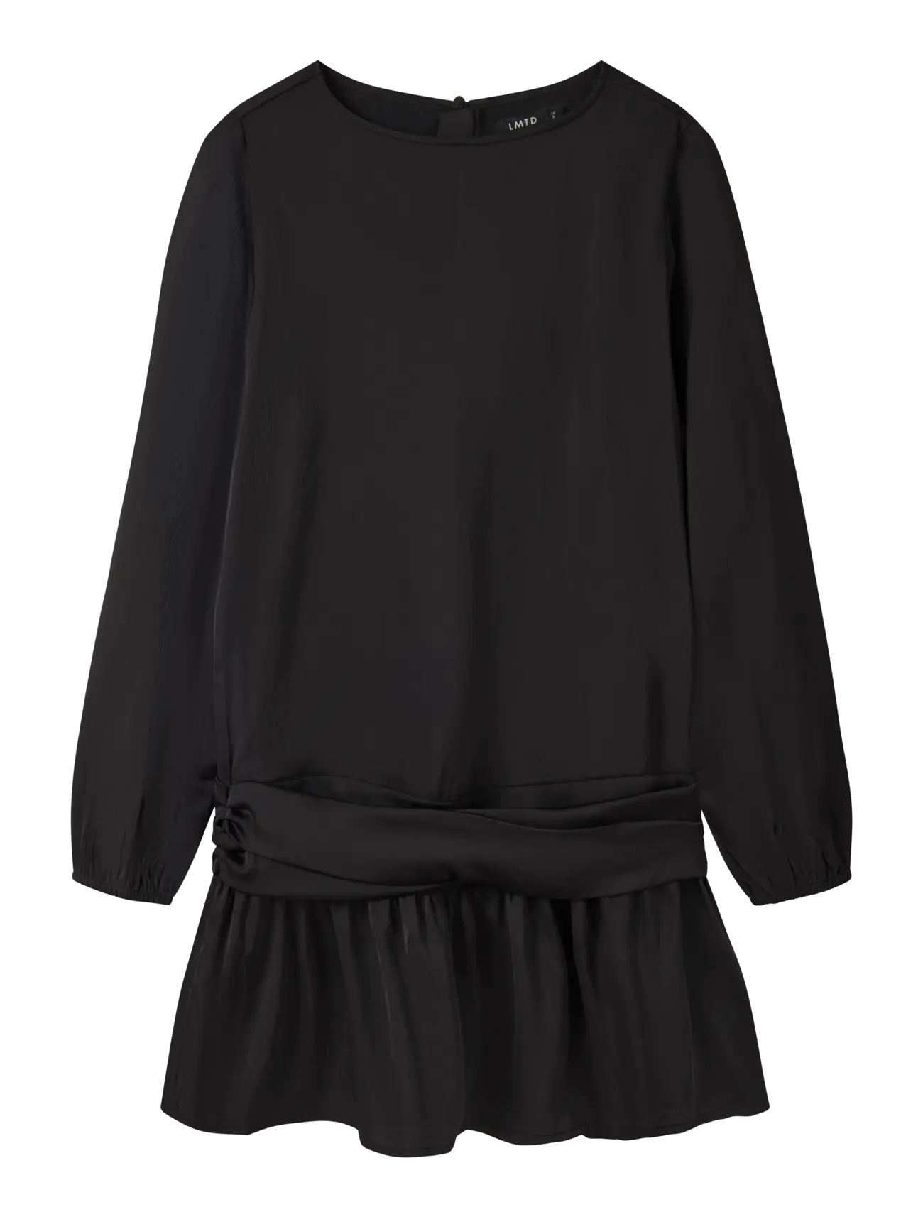 LMTD NLFROSTA LS SHORT DRESS - Kleidung - PIRATE BLACK / black