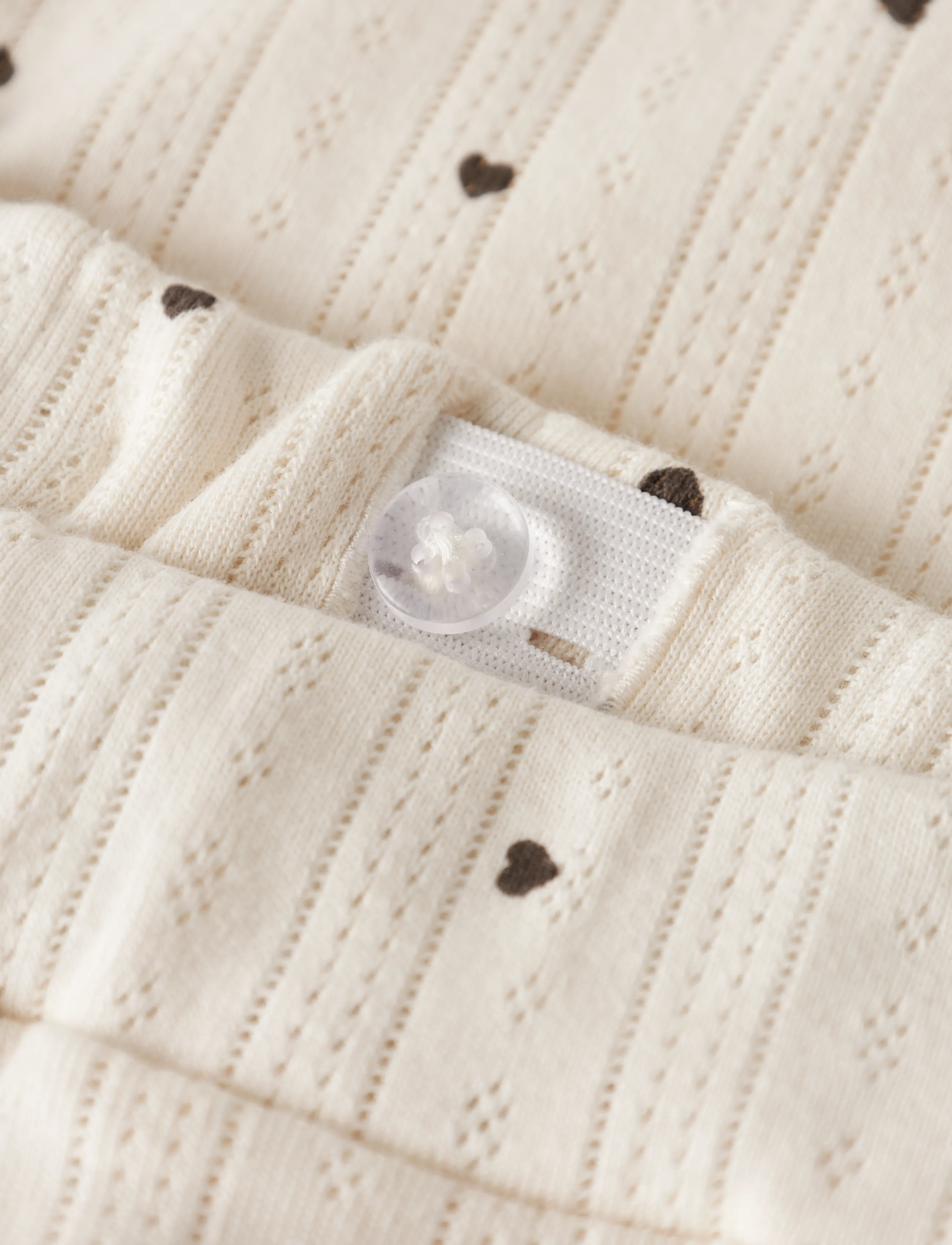 LMTD - NLFSOMINA LS POINTELLE NIGHTSET - pyjama-sets - antique white - 5