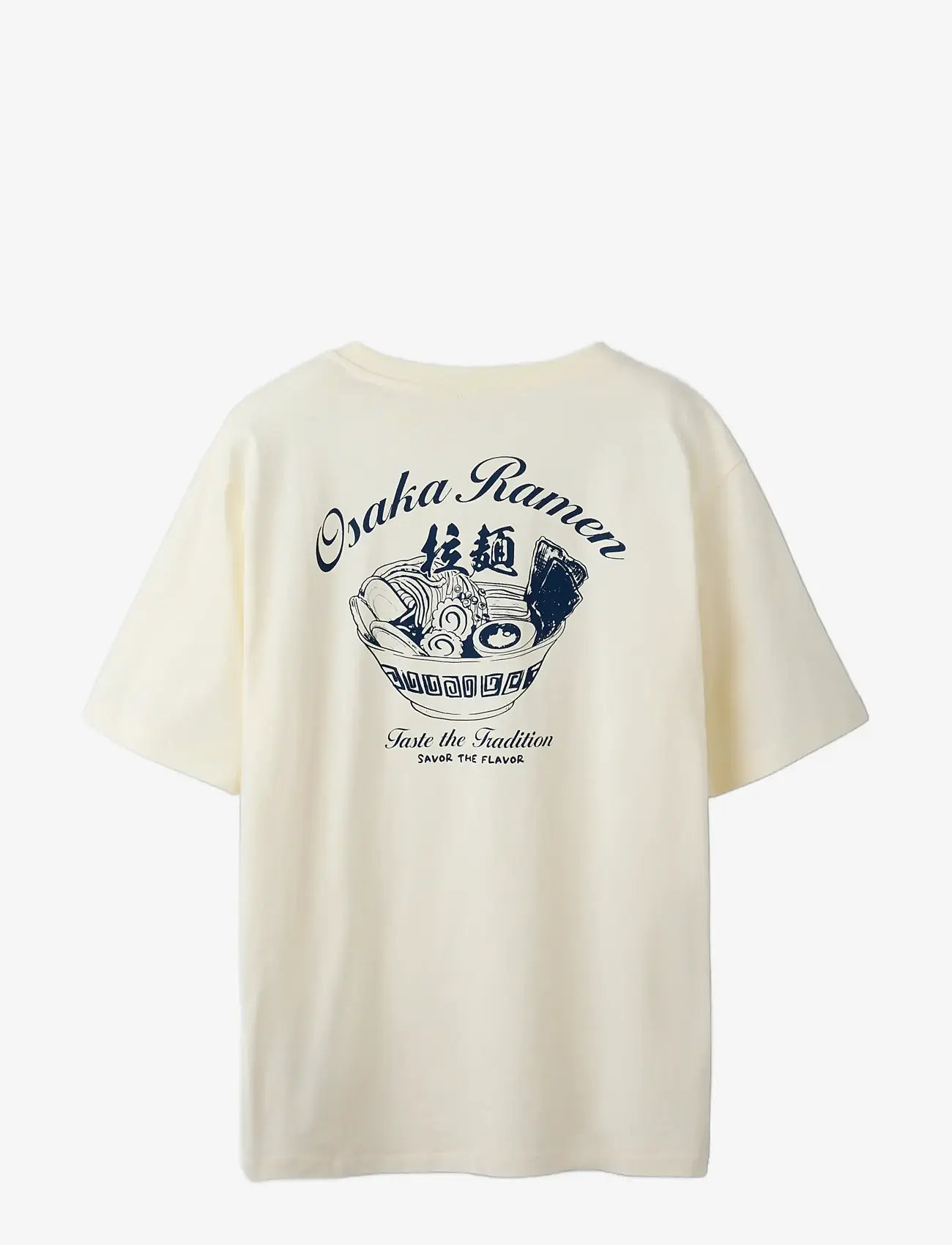 LMTD - NLMRAMEN SS L TOP - kortärmade t-shirts - antique white - 1