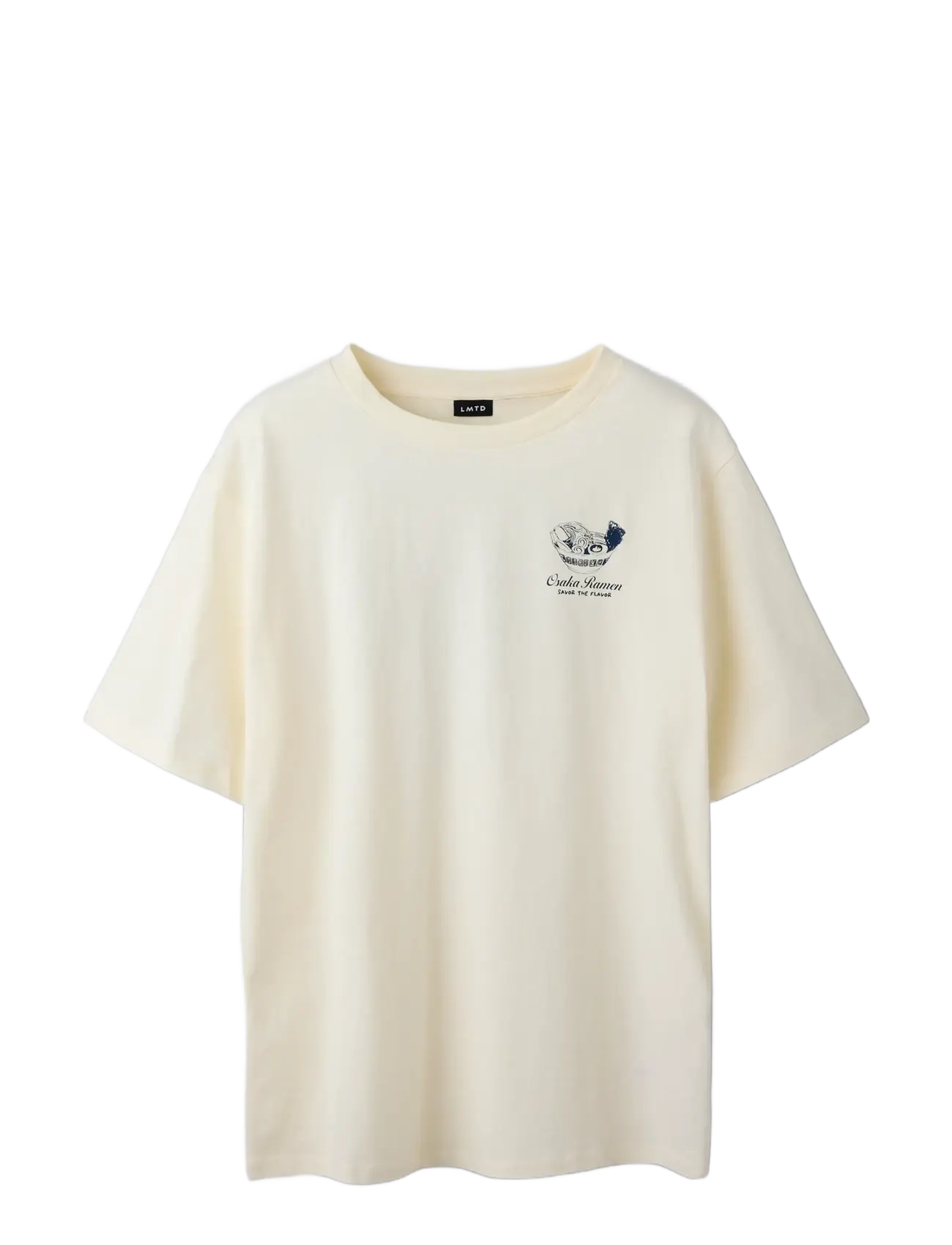 LMTD - NLMRAMEN SS L TOP - short-sleeved t-shirts - antique white - 2