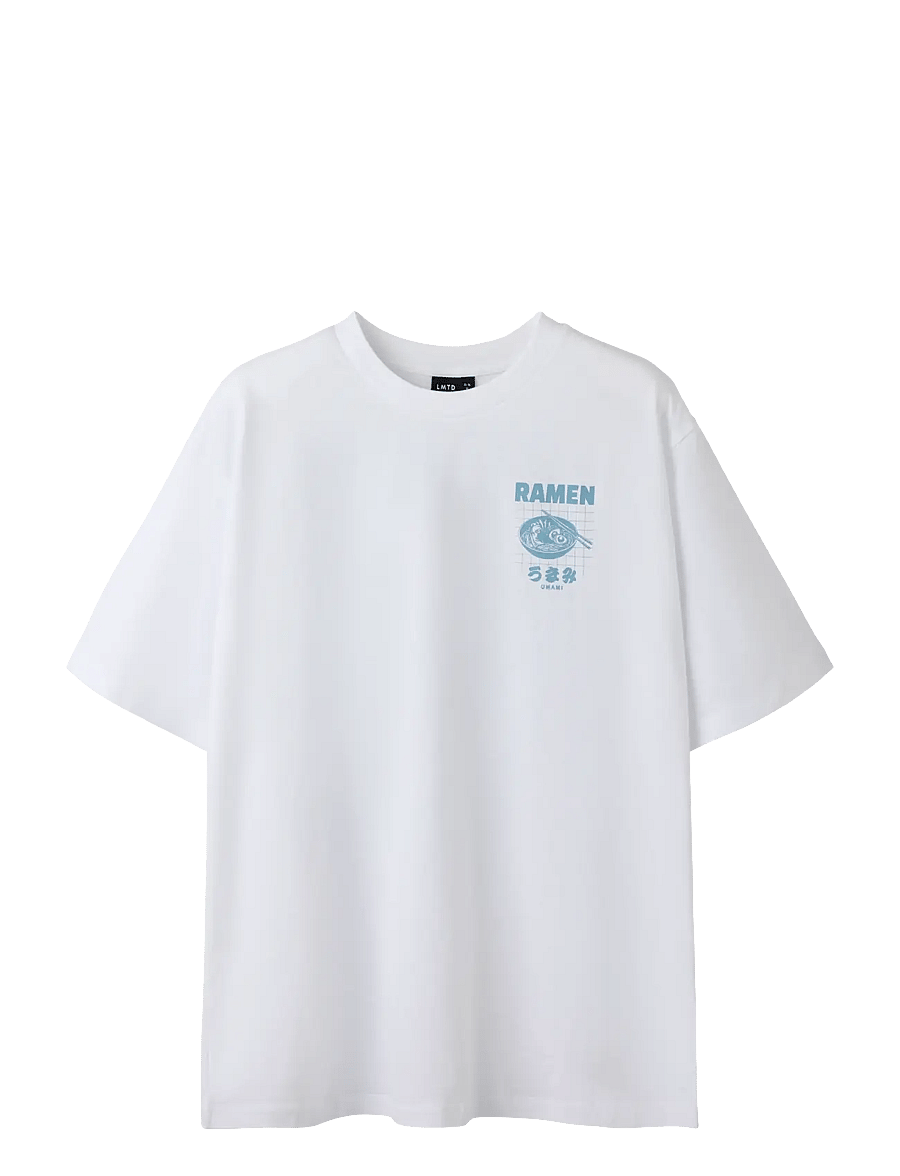 LMTD - NLMRAMEN SS L TOP - t-krekli ar īsām piedurknēm - bright white - 1