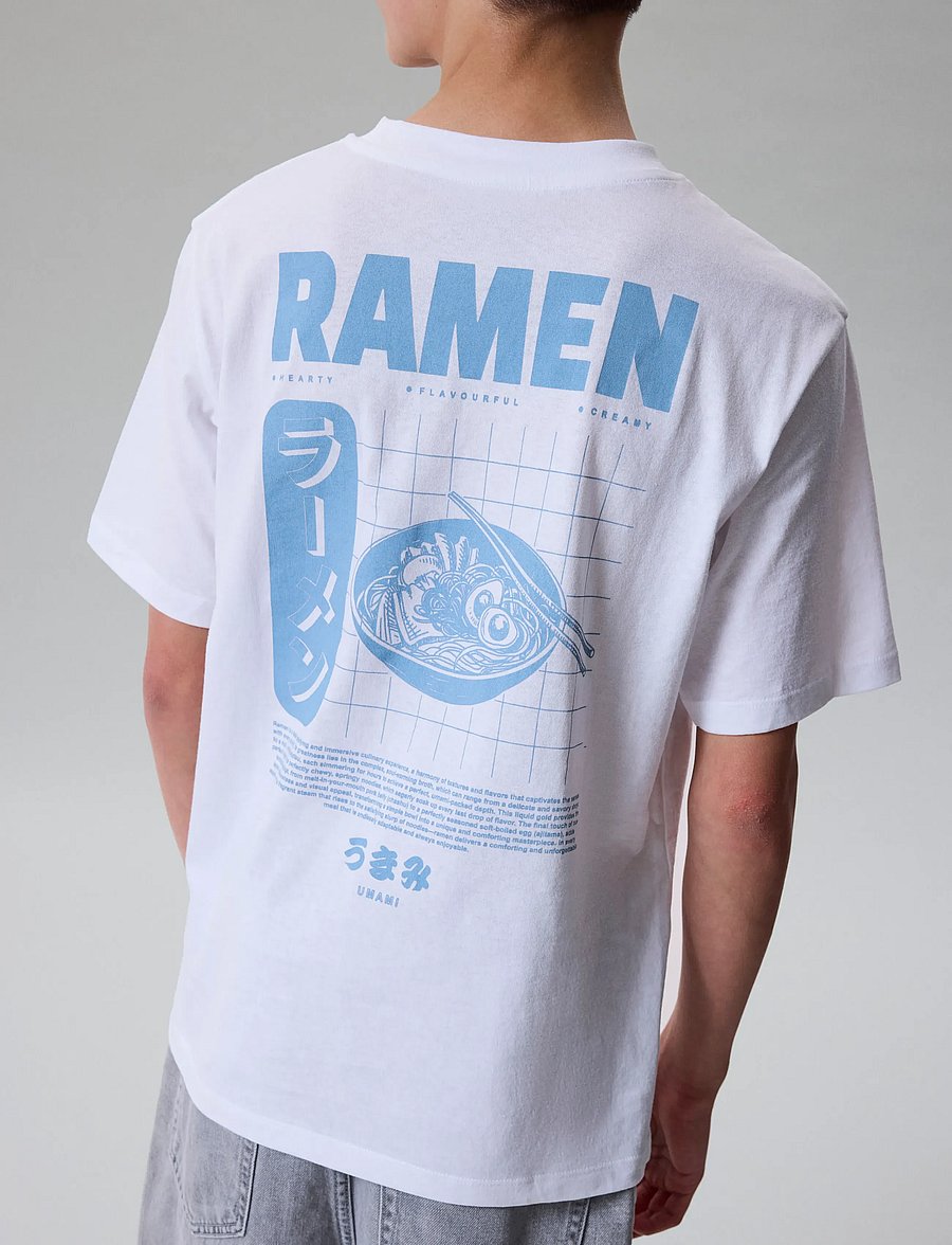 LMTD - NLMRAMEN SS L TOP - t-krekli ar īsām piedurknēm - bright white - 0