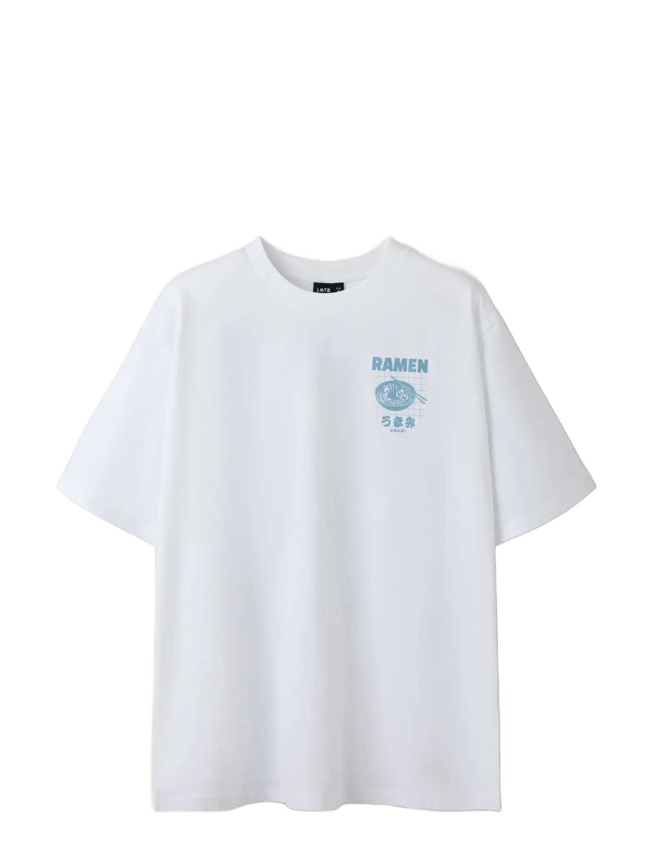 LMTD - NLMRAMEN SS L TOP - t-shirts - bright white - 3