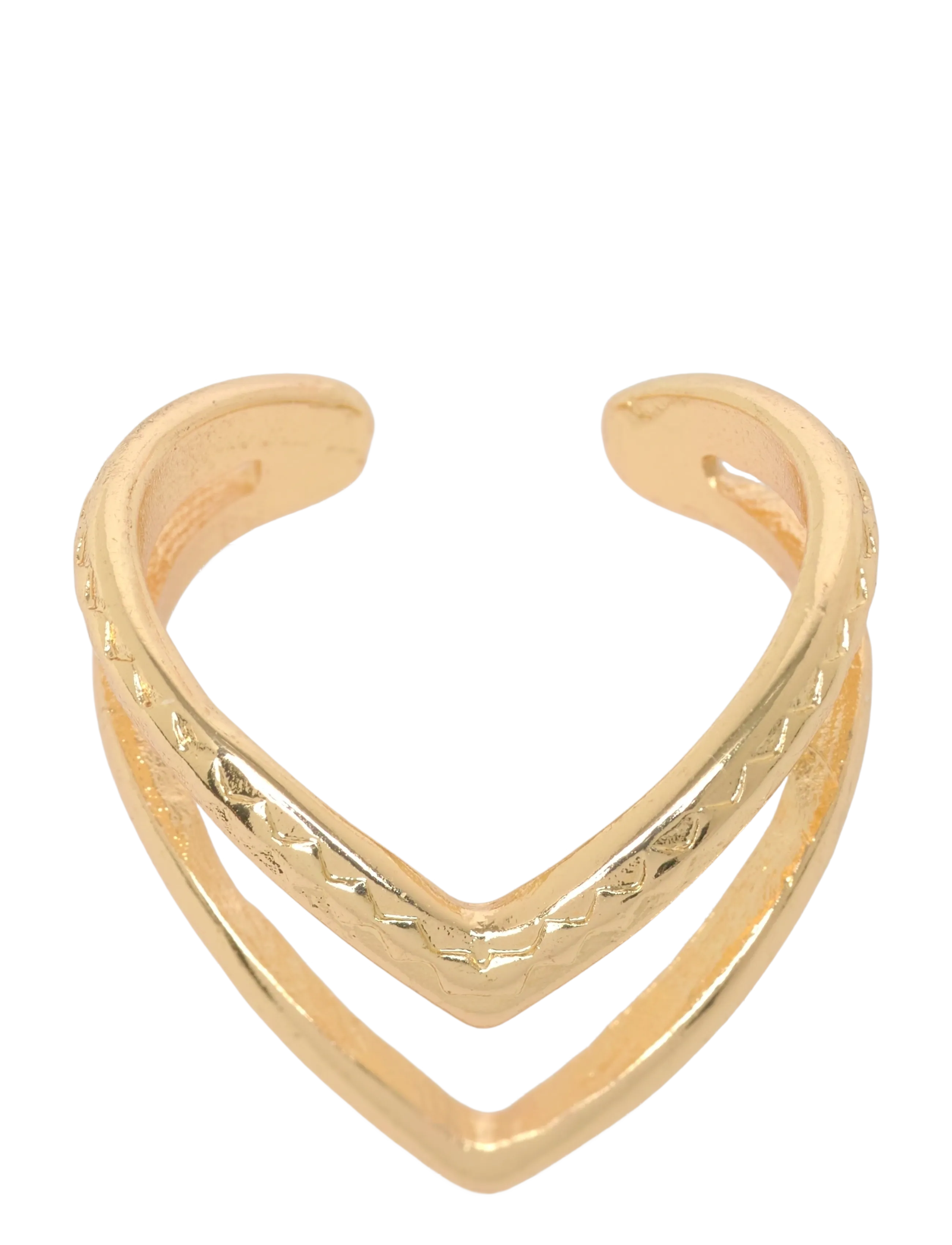 LMTD Nlfpointy Ring, One Size, Kids Jewellery, Gold - Rings, Kinder
