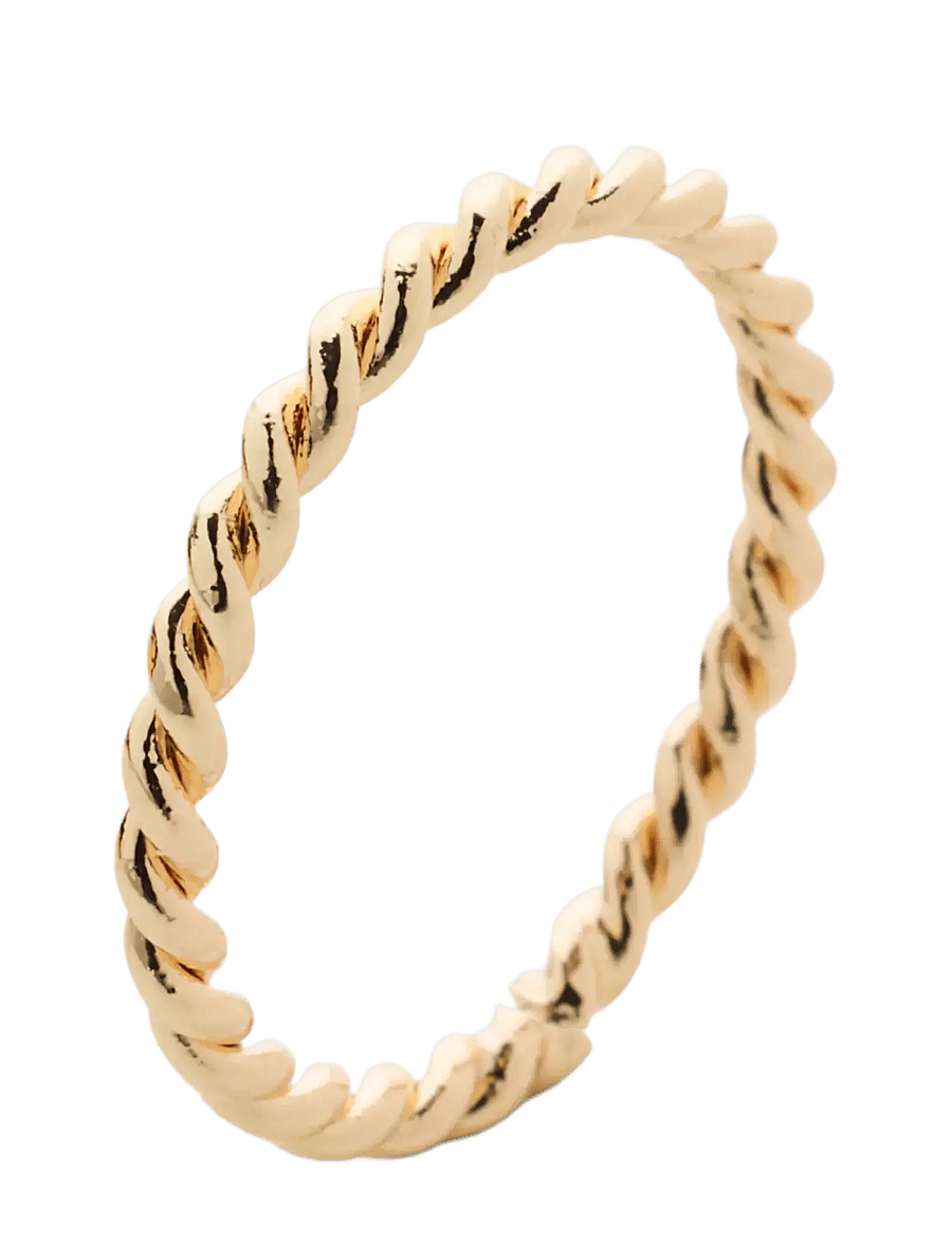 LMTD - NLFPETIT BRAIDED RING - ringe - gold colour - 1