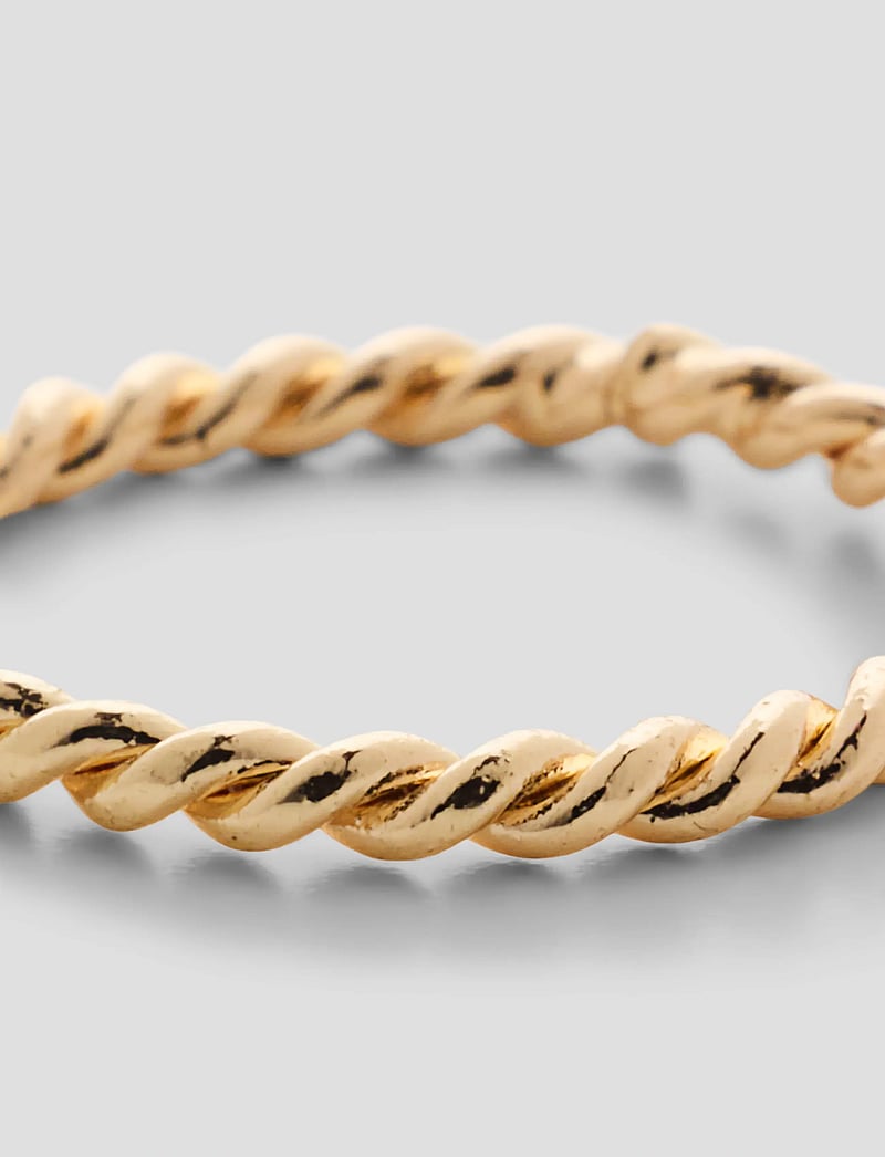 LMTD - NLFPETIT BRAIDED RING - ringe - gold colour - 2