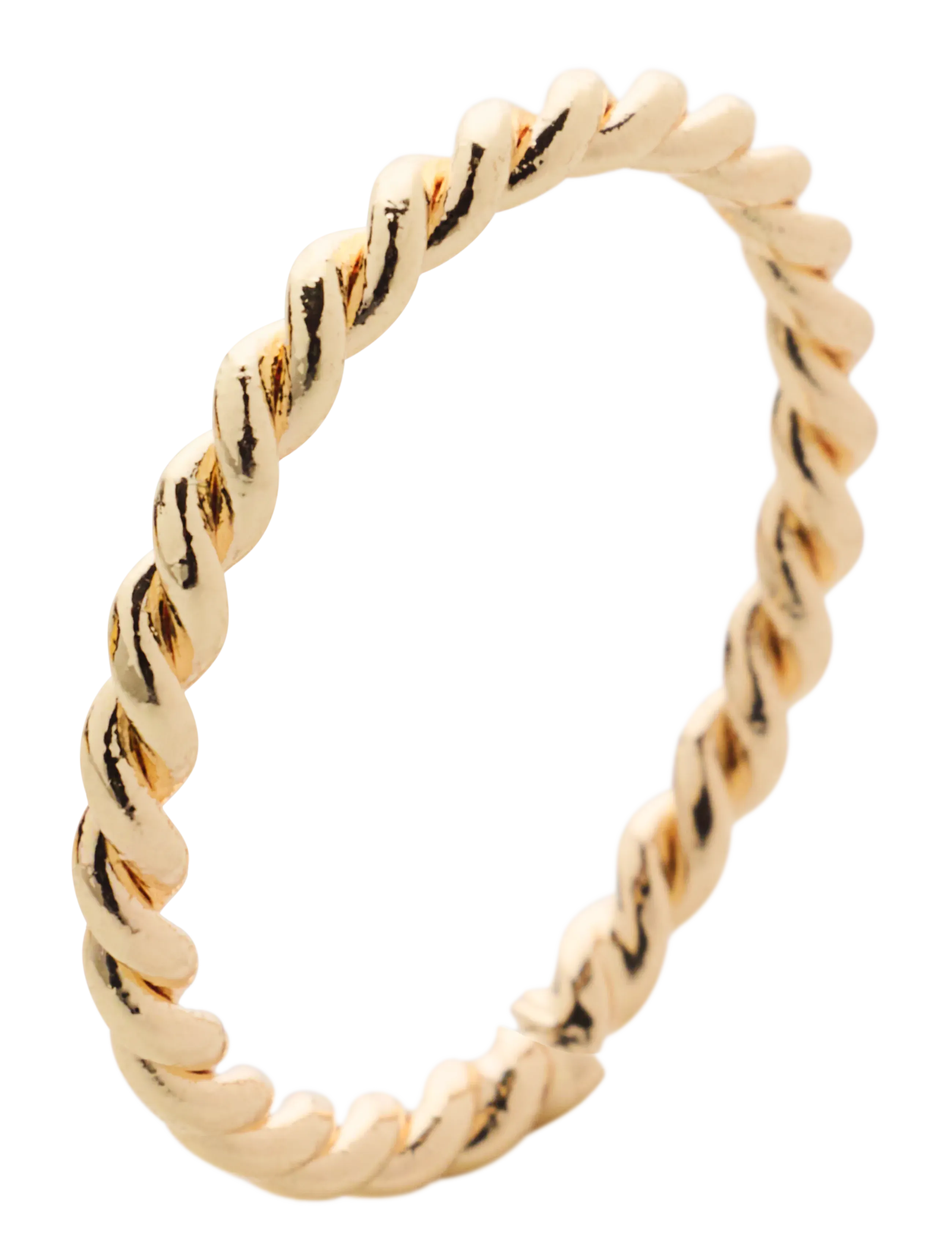 LMTD - NLFPETIT BRAIDED RING - summer savings - gold colour - 3