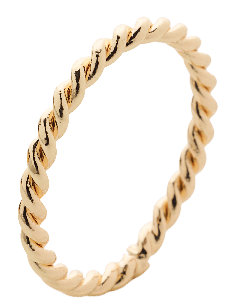 LMTD - NLFPETIT BRAIDED RING - ringe - gold colour - 3