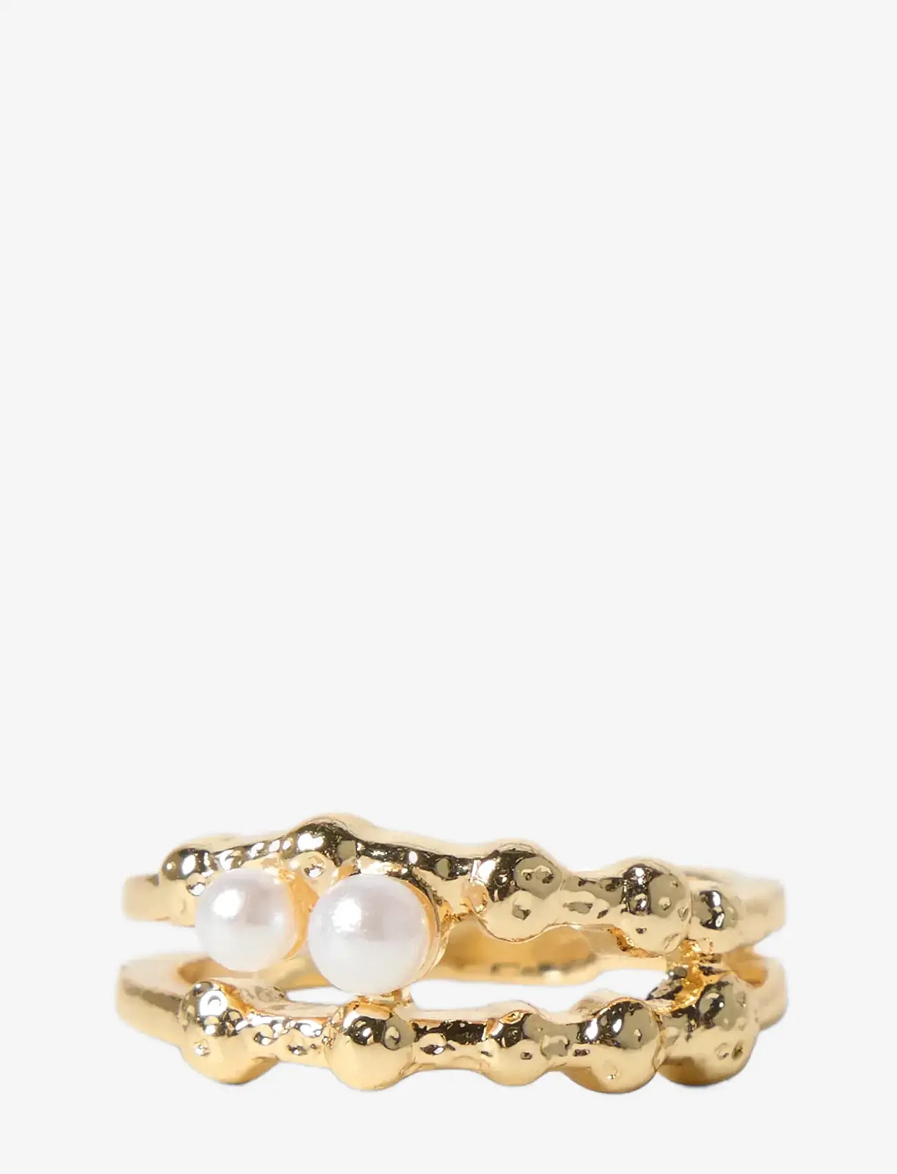 LMTD - NLFPEARLY RING - ringe - gold colour - 1