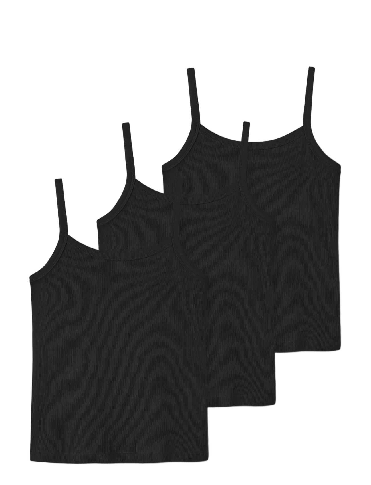 LMTD - NLFHINAJA STRAP TOP 3P - maikad - black - 3