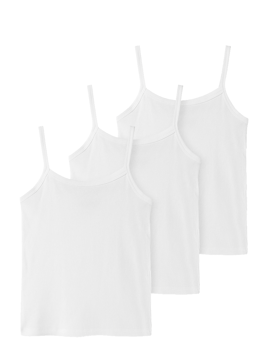 LMTD - NLFHINAJA STRAP TOP 3P - maikad - bright white - 0