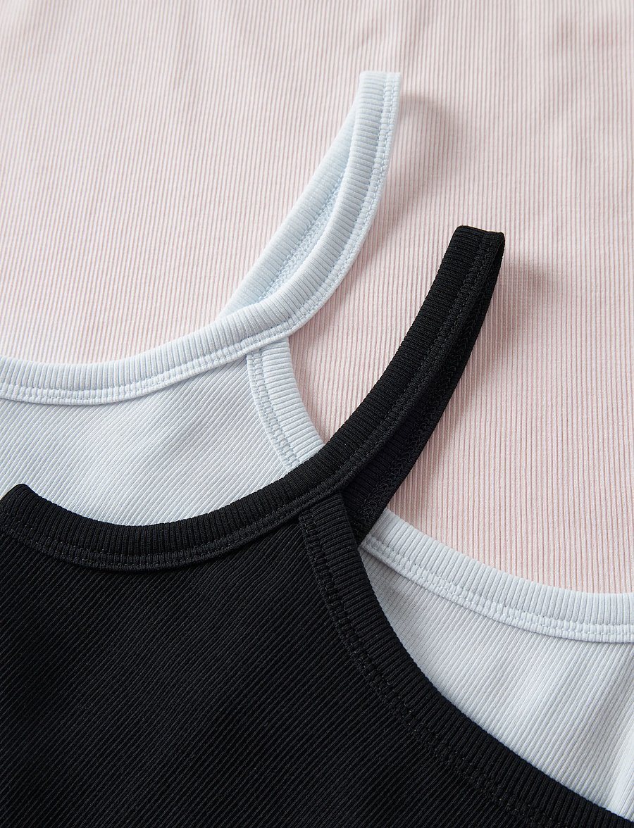LMTD - NLFHINAJA STRAP TOP 3P - maikad - pink marshmallow - 4