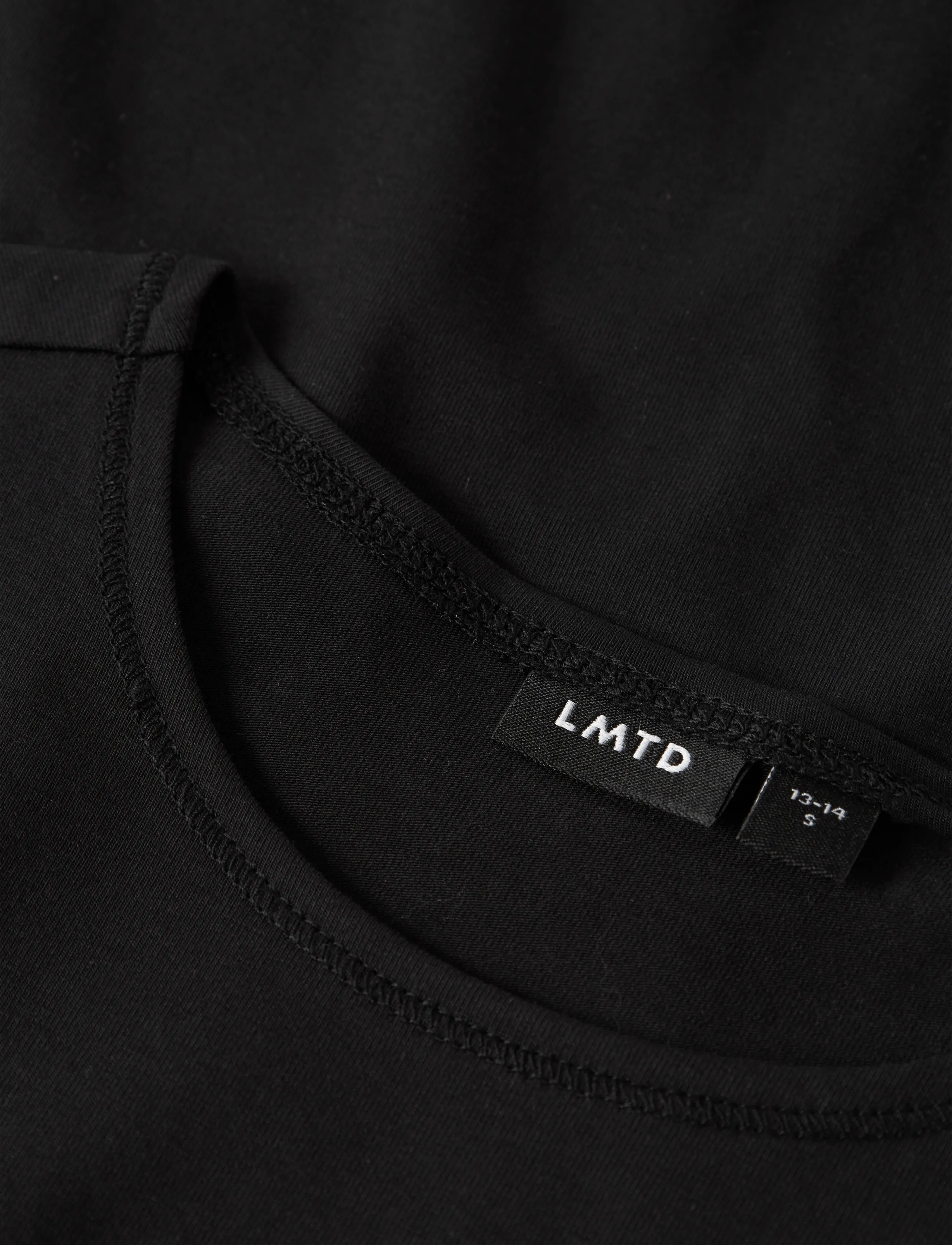 LMTD - NLFBOVAS SS SHORT S TOP 3P - black - 2