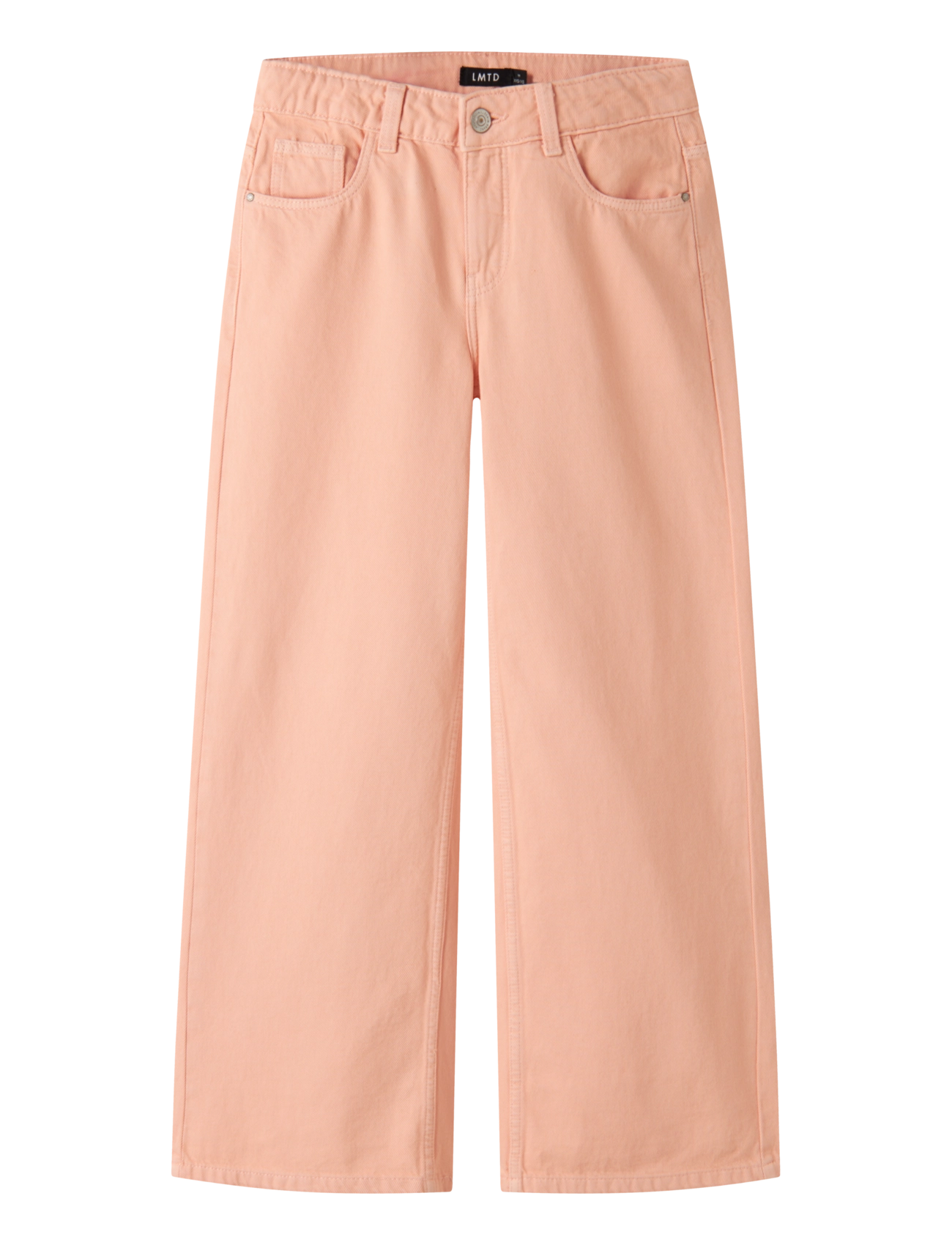LMTD NLFHYED LW TWI LC X-WIDE PANT - Jeans - TROPICAL PEACH / coral