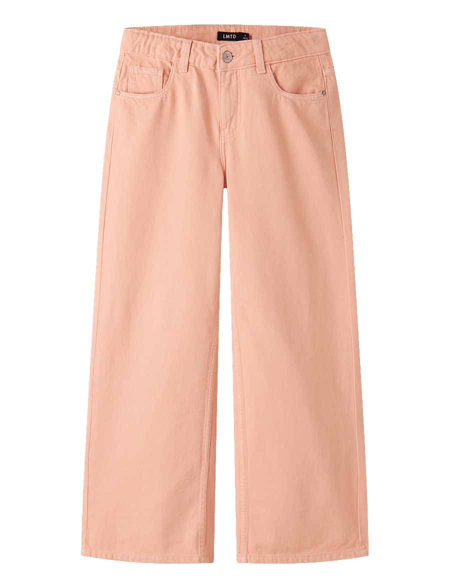 LMTD - NLFHYED LW TWI LC X-WIDE PANT - hosen mit weitem bein - tropical peach - 0