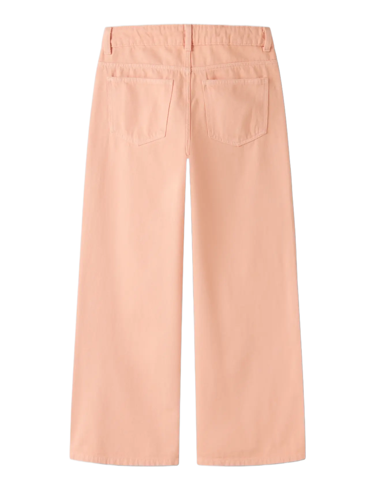 LMTD - NLFHYED LW TWI LC X-WIDE PANT - hosen mit weitem bein - tropical peach - 1