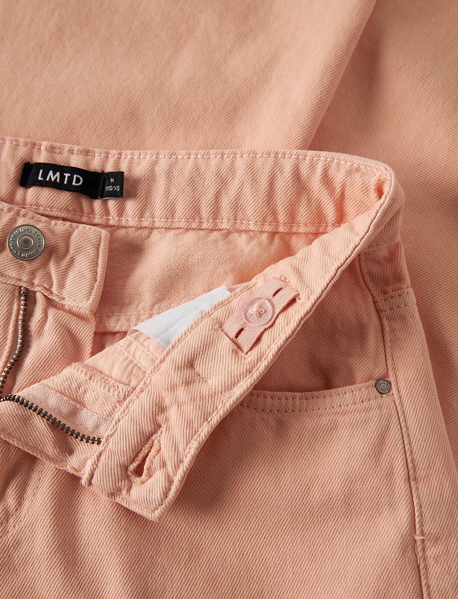 LMTD - NLFHYED LW TWI LC X-WIDE PANT - hosen mit weitem bein - tropical peach - 3