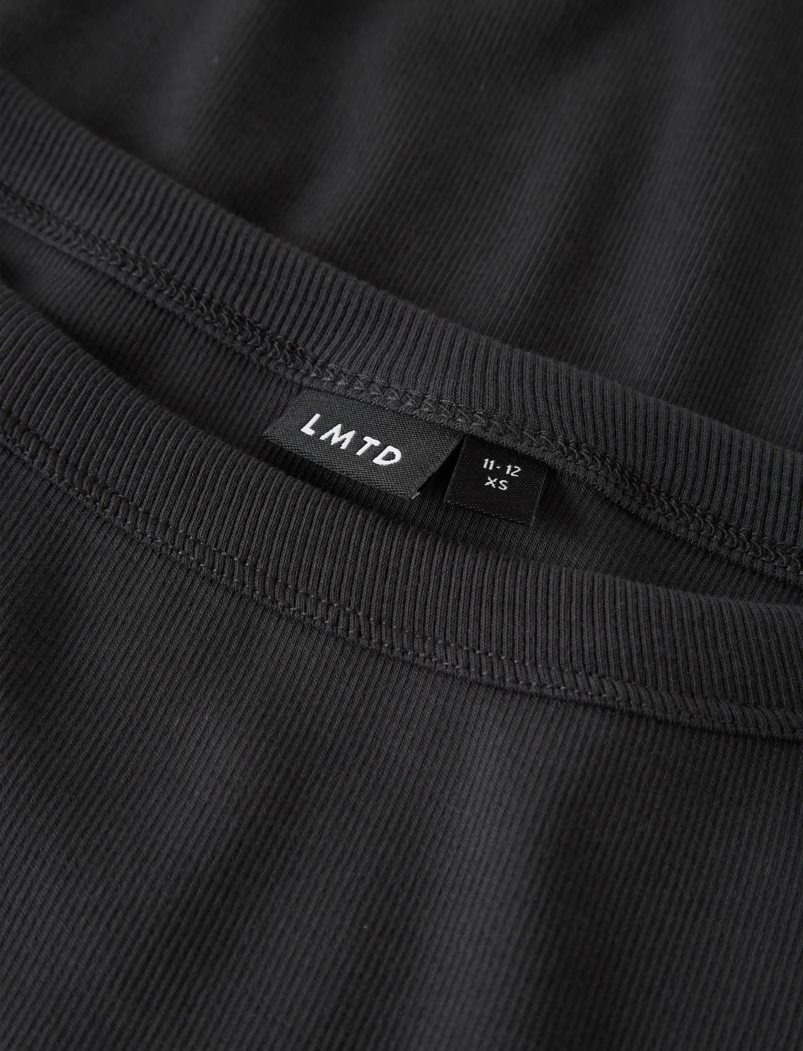 LMTD - NLFENVO 3/4 SHORT BOATNECK S TOP - langærmede t-shirts - black oyster - 4