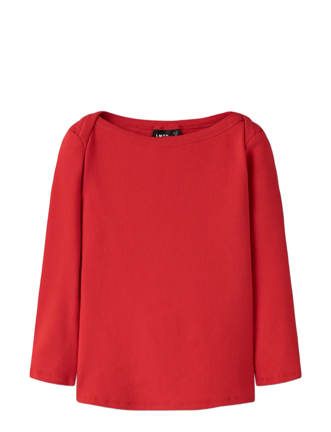 LMTD NLFENVO 3/4 SHORT BOATNECK S TOP - Langærmede T-shirts - HIGH RISK RED / red
