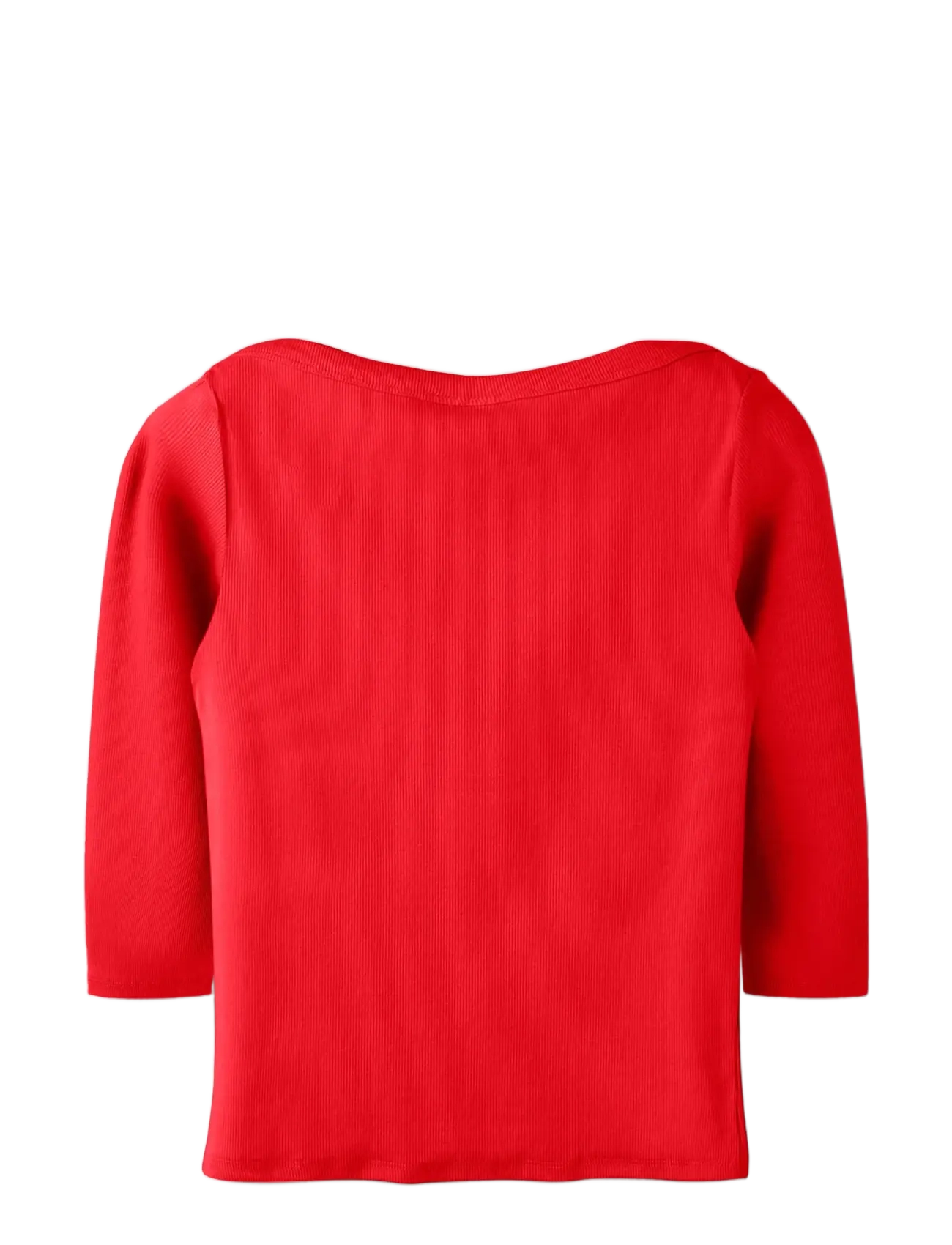 LMTD - NLFENVO 3/4 SHORT BOATNECK S TOP - langærmede t-shirts - high risk red - 1