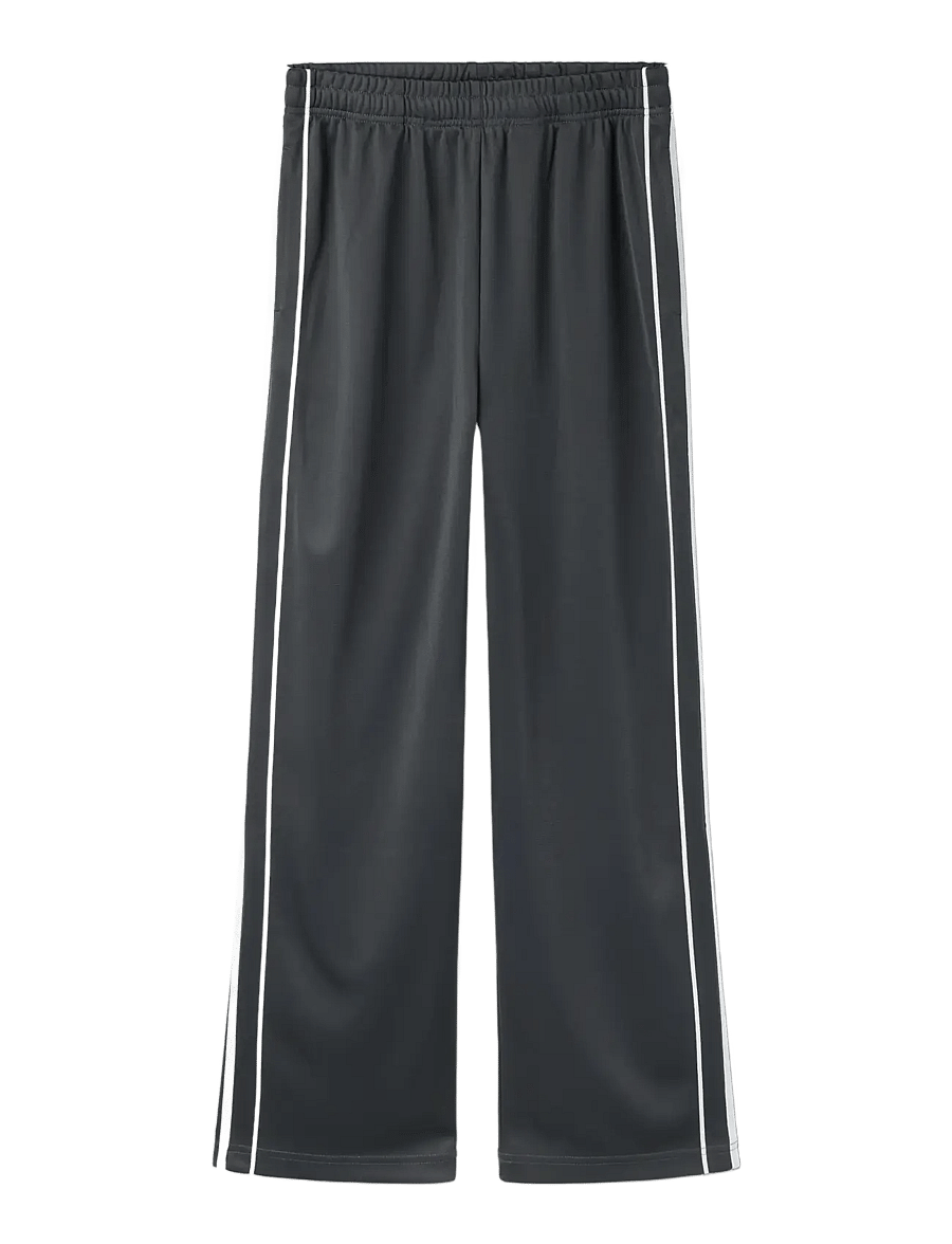 LMTD - NLNKARLE WIDE PANT - jogginghosen - black oyster - 2