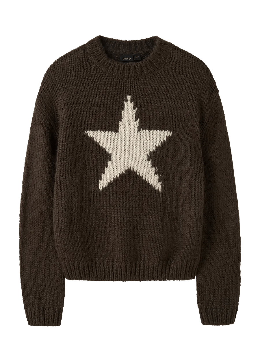 LMTD - NLFBOWSTA LS SHORT KNIT - pullover - delicioso - 0