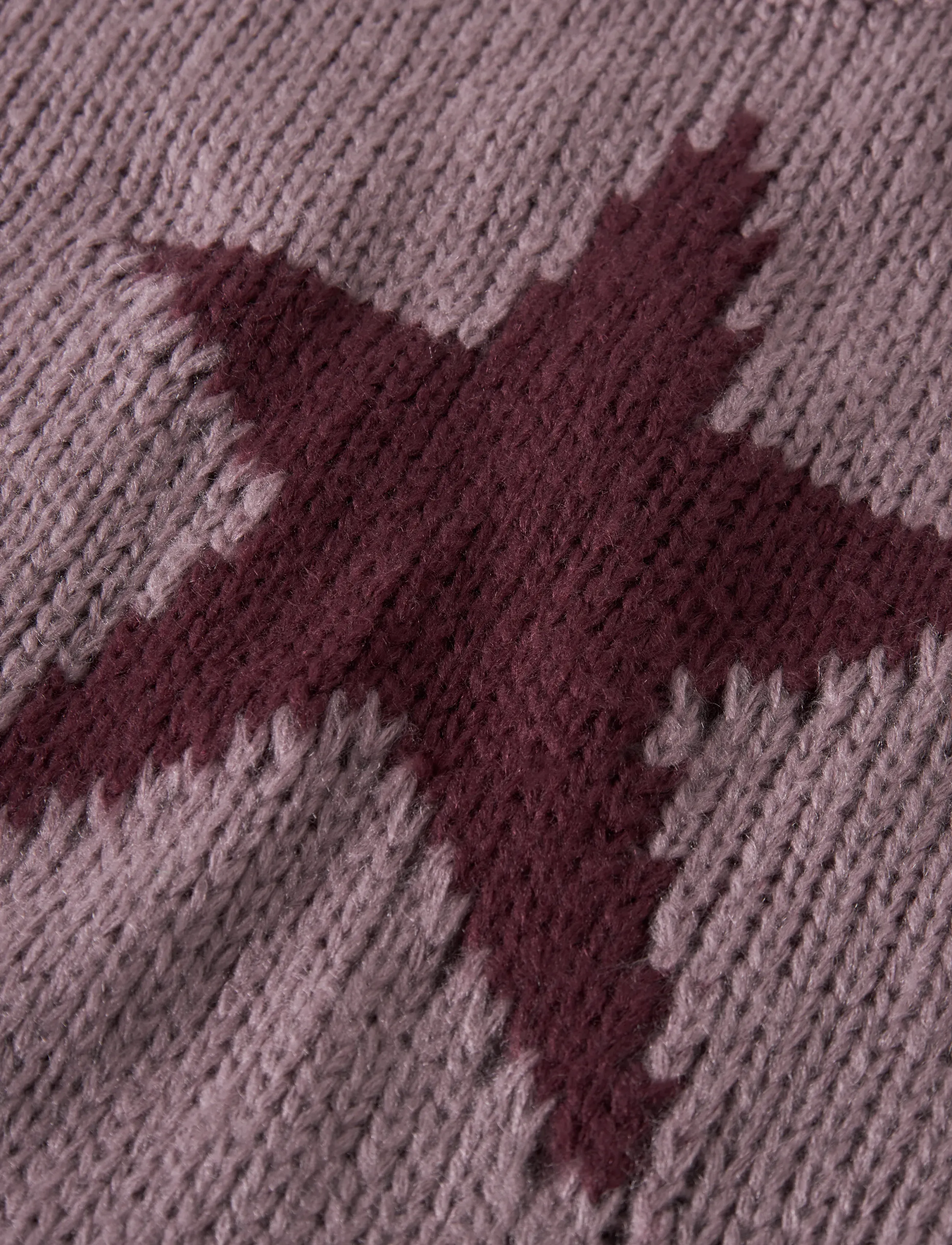 LMTD - NLFBOWSTA LS SHORT KNIT - trøjer - elderberry - 2