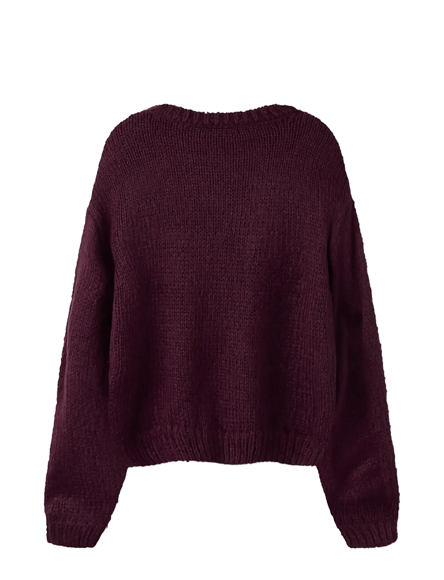 LMTD - NLFBOWSTA LS SHORT KNIT - trøjer - fig - 1