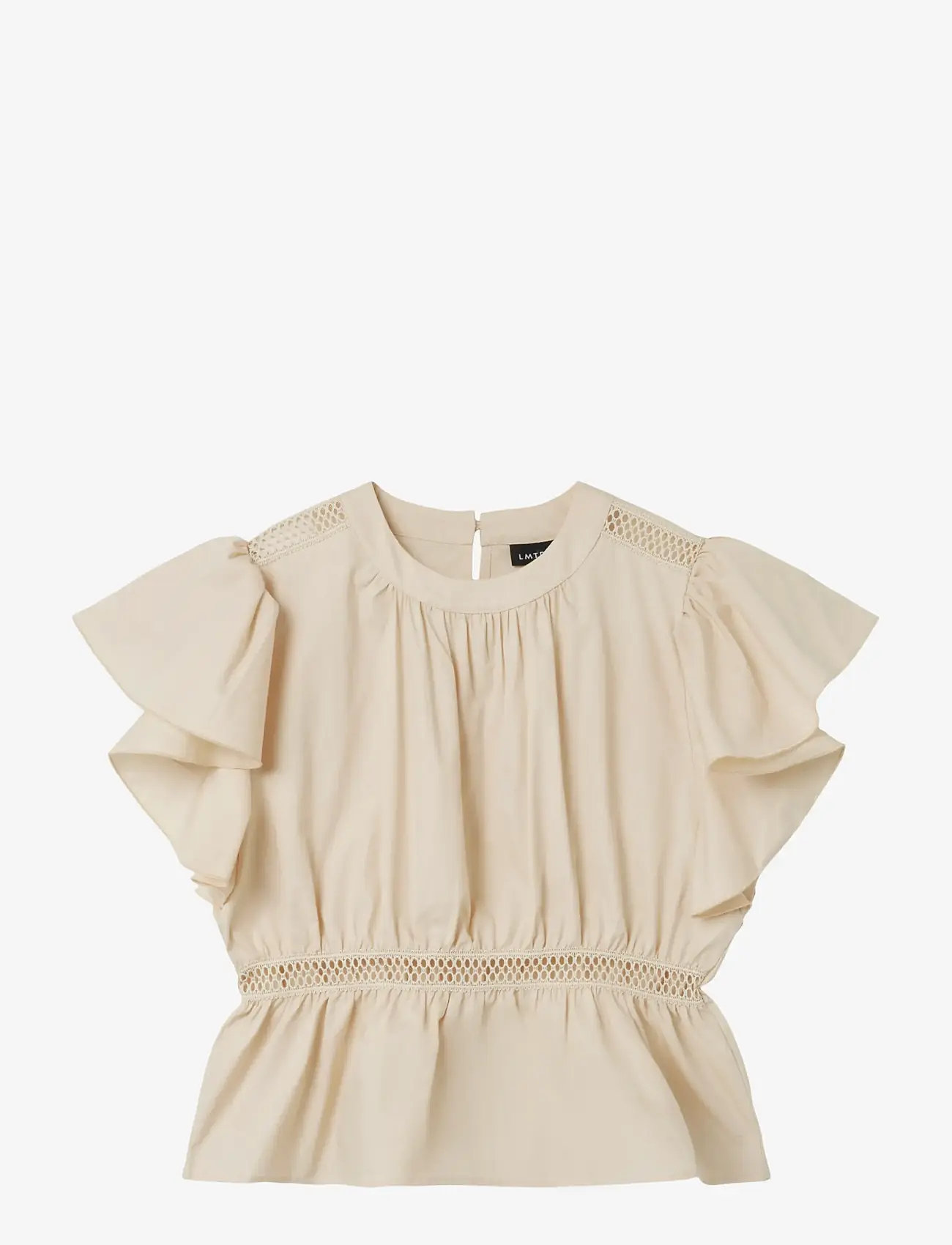 LMTD - NLFHILLES CAPS SHIRT - blouses & tunics - sandshell - 0