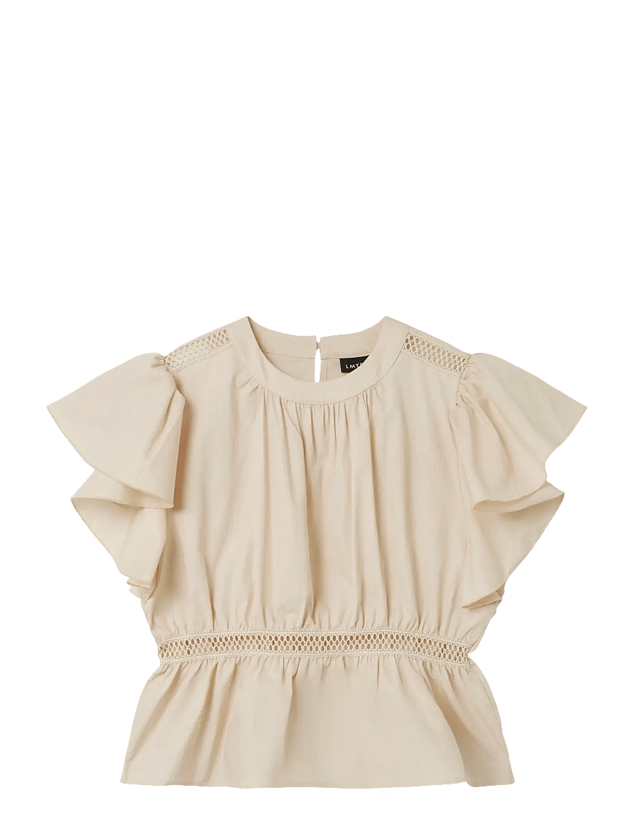 LMTD - NLFHILLES CAPS SHIRT - blusar & tunikor - sandshell - 0