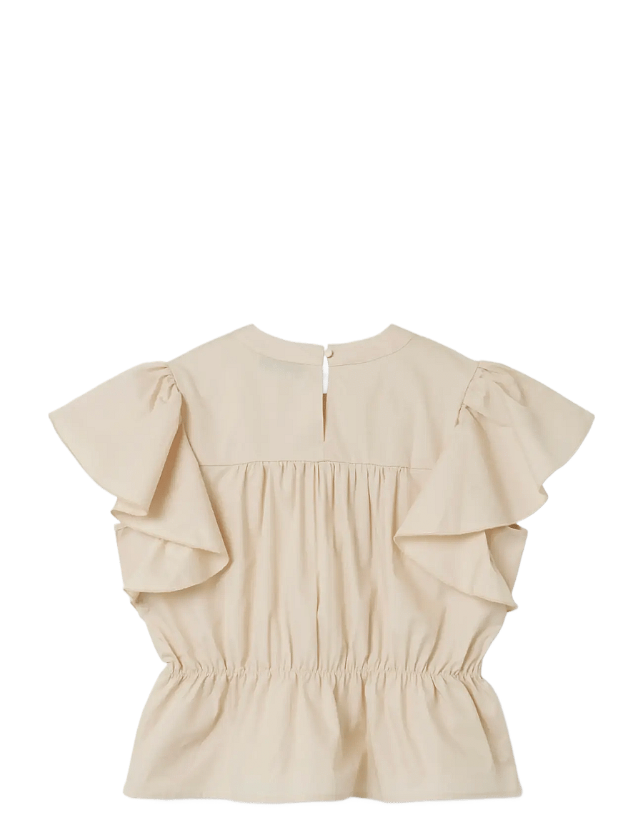 LMTD - NLFHILLES CAPS SHIRT - blusar & tunikor - sandshell - 1