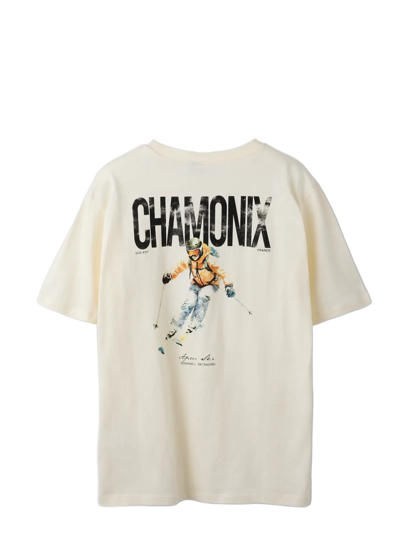 LMTD - NLMSKIING SS L TOP - kortærmede t-shirts - antique white - 1