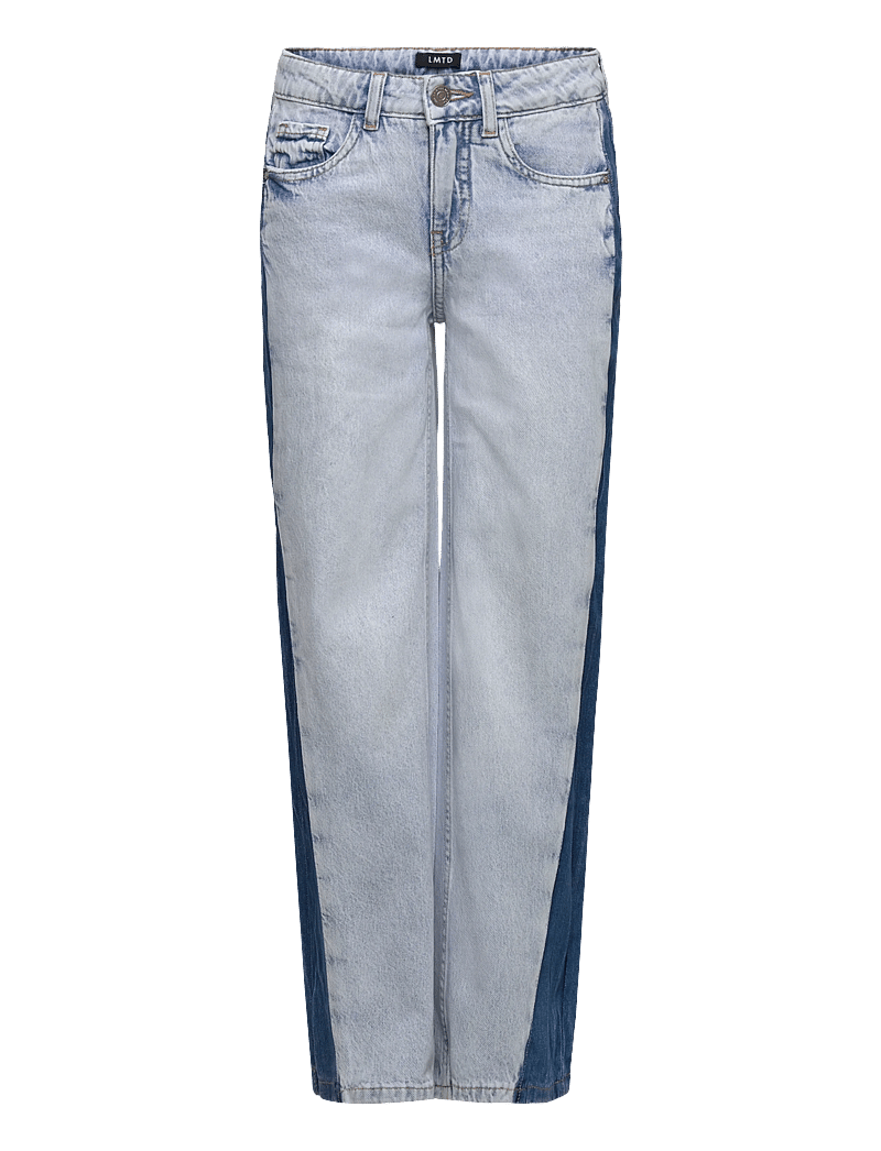 LMTD - NLFBIRM DNM CONT LC WIDE PANT - loose jeans - light blue bleached denim - 0