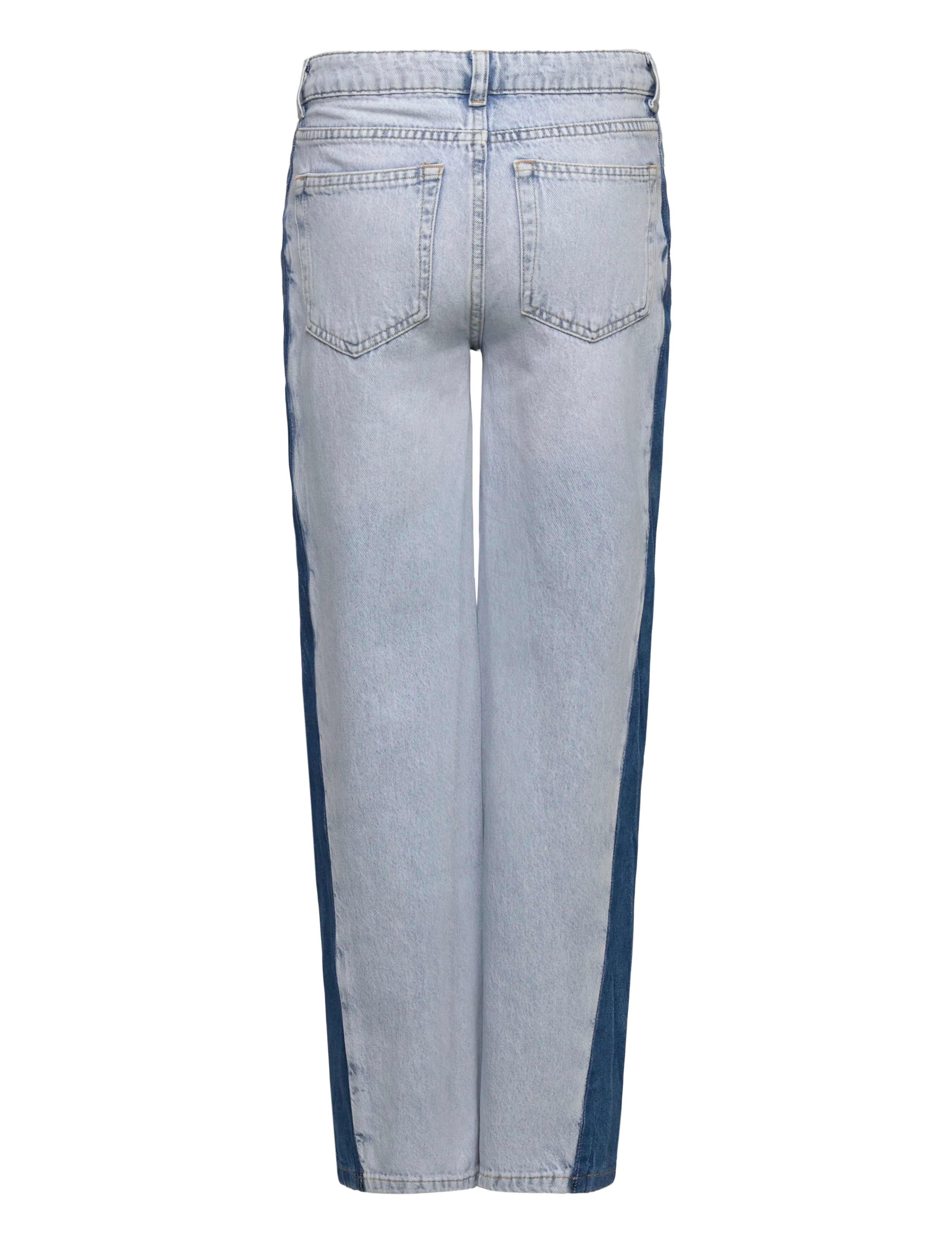 LMTD - NLFBIRM DNM CONT LC WIDE PANT - loose jeans - light blue bleached denim - 1