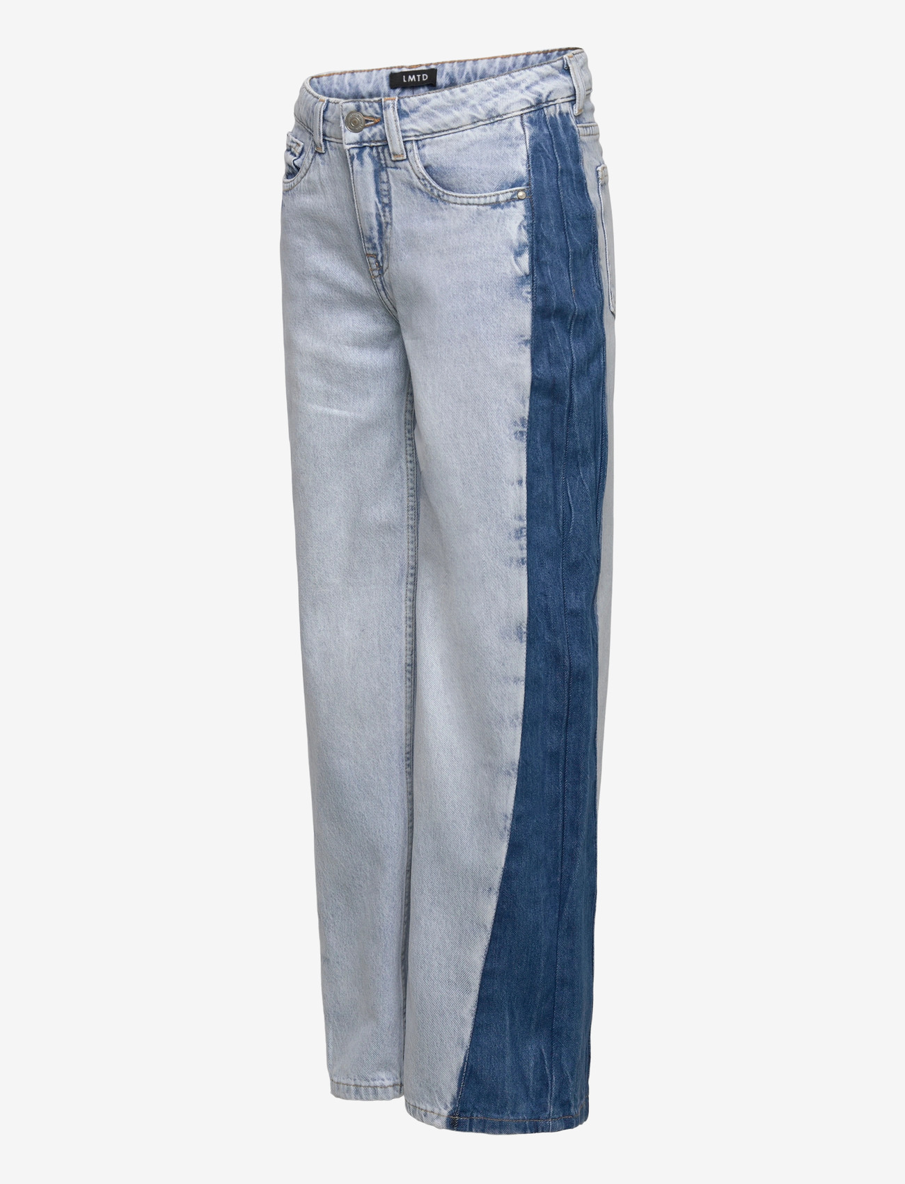 LMTD - NLFBIRM DNM CONT LC WIDE PANT - loose jeans - light blue bleached denim - 3