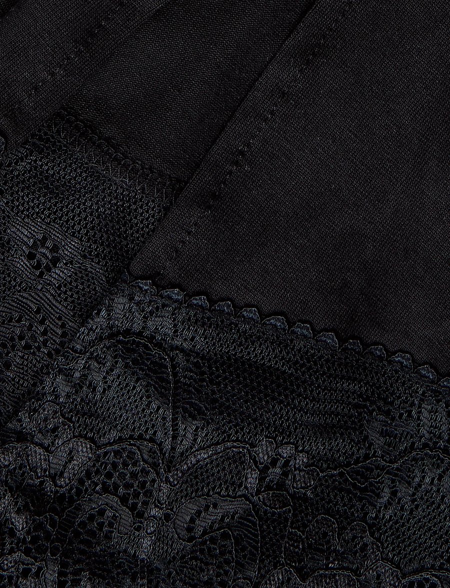 LMTD - NLFRONIA STRAP LACE TUNIC - blusen & tuniken - black - 3