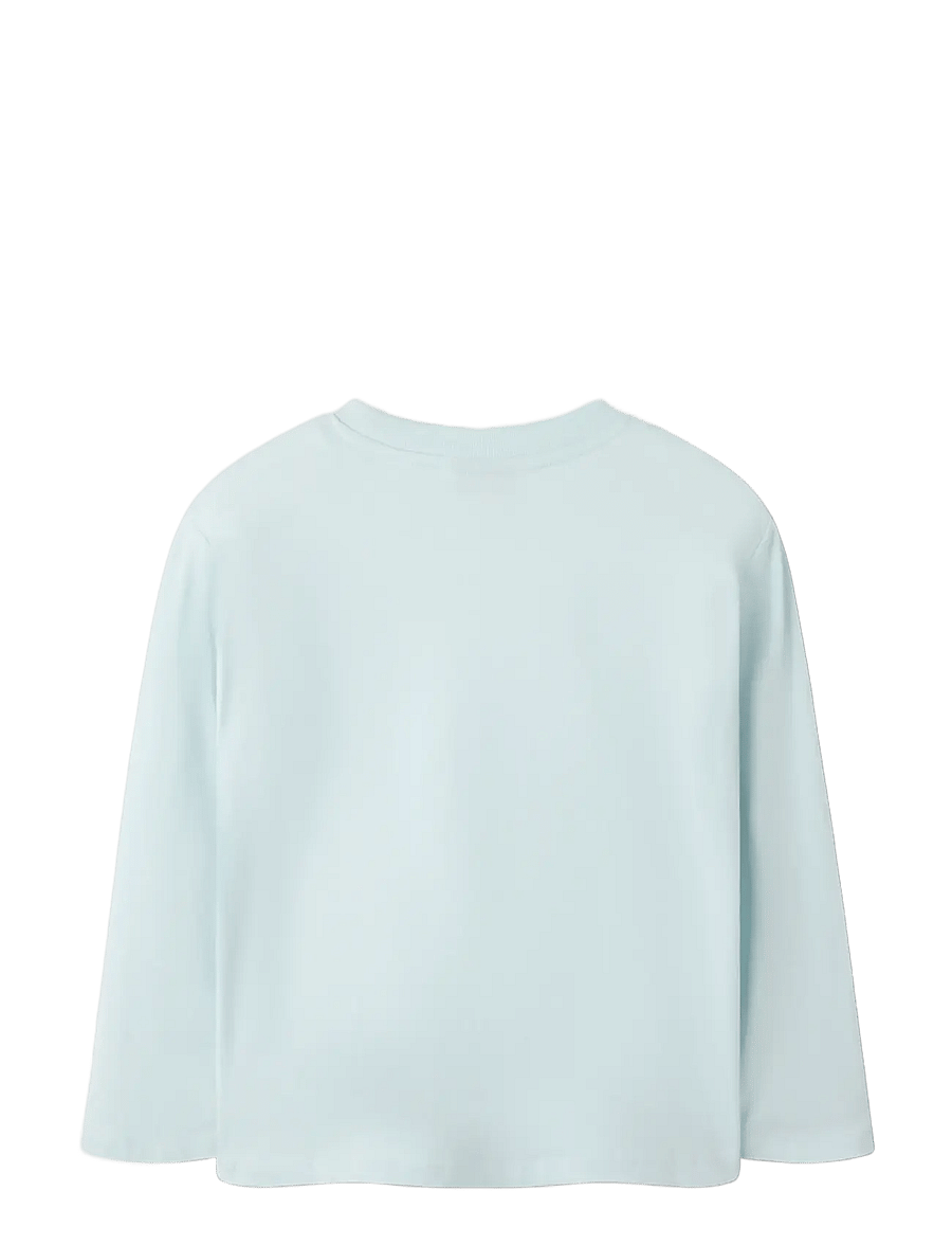LMTD - NLNNEVOLLO LS RLX TOP - langærmede t-shirts - ice water - 1